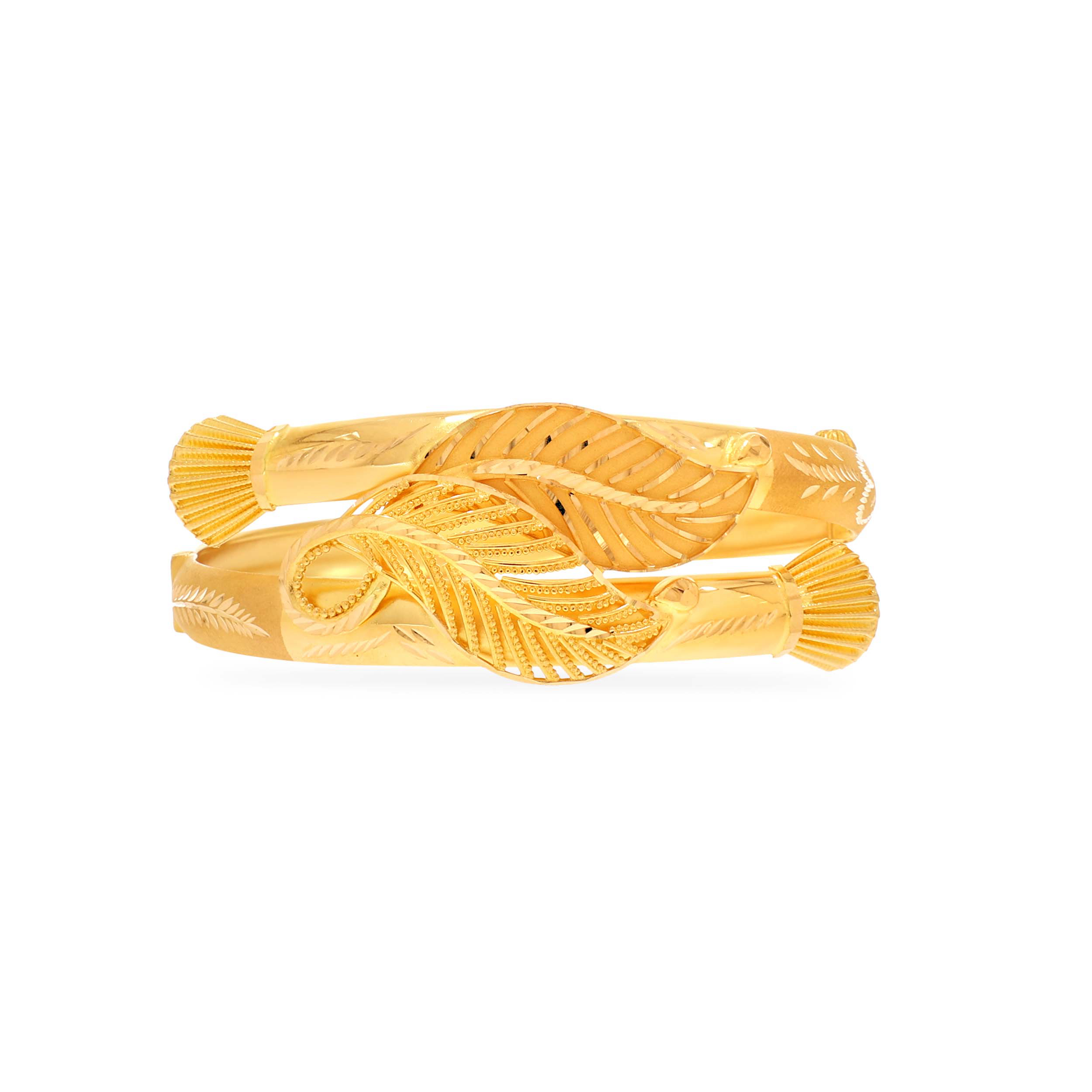 Leafy Hug Gold Bracelet - Senco Gold and Diamonds