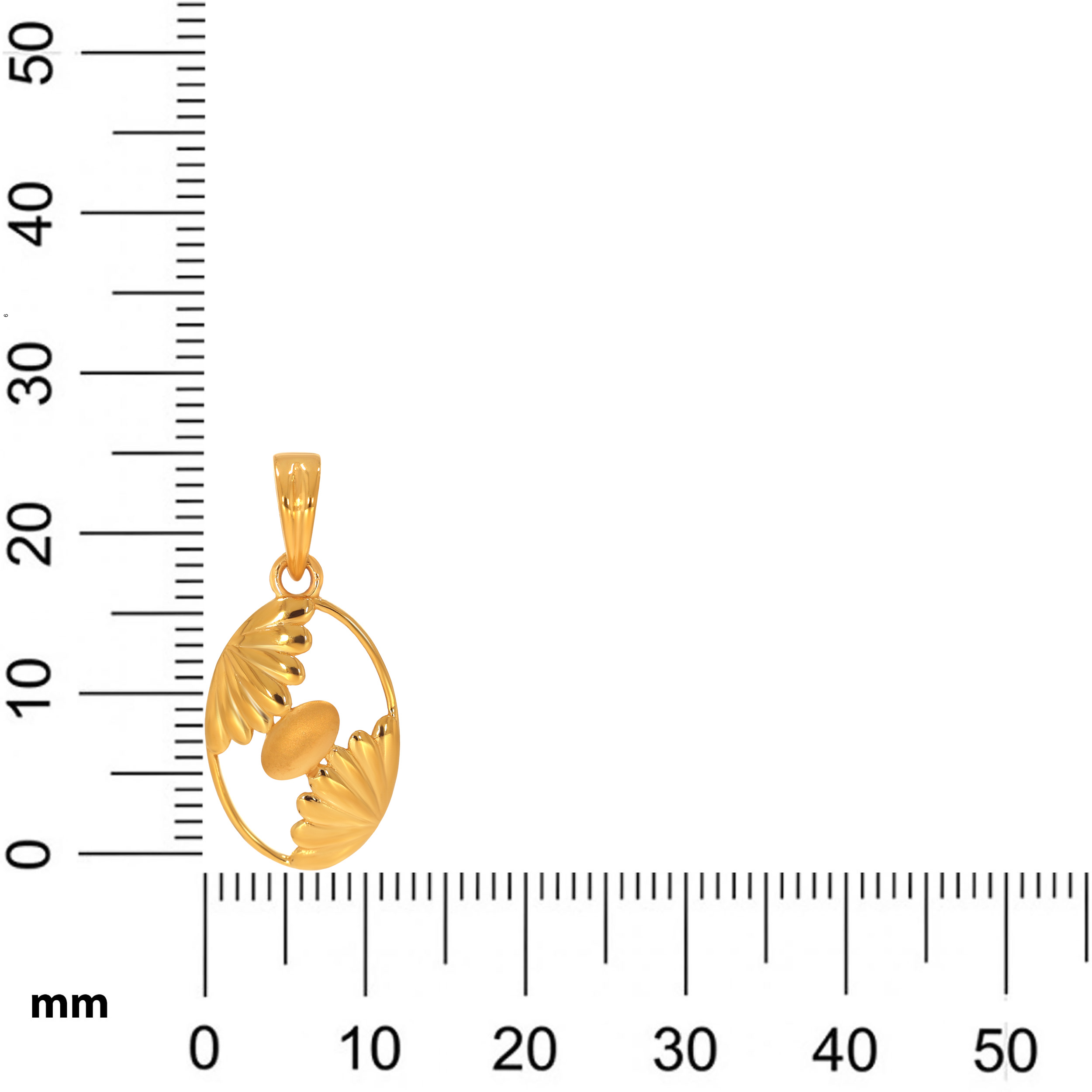 22K Yellow Gold Pendant-GPN-SAD0005209 - Senco Gold and Diamonds