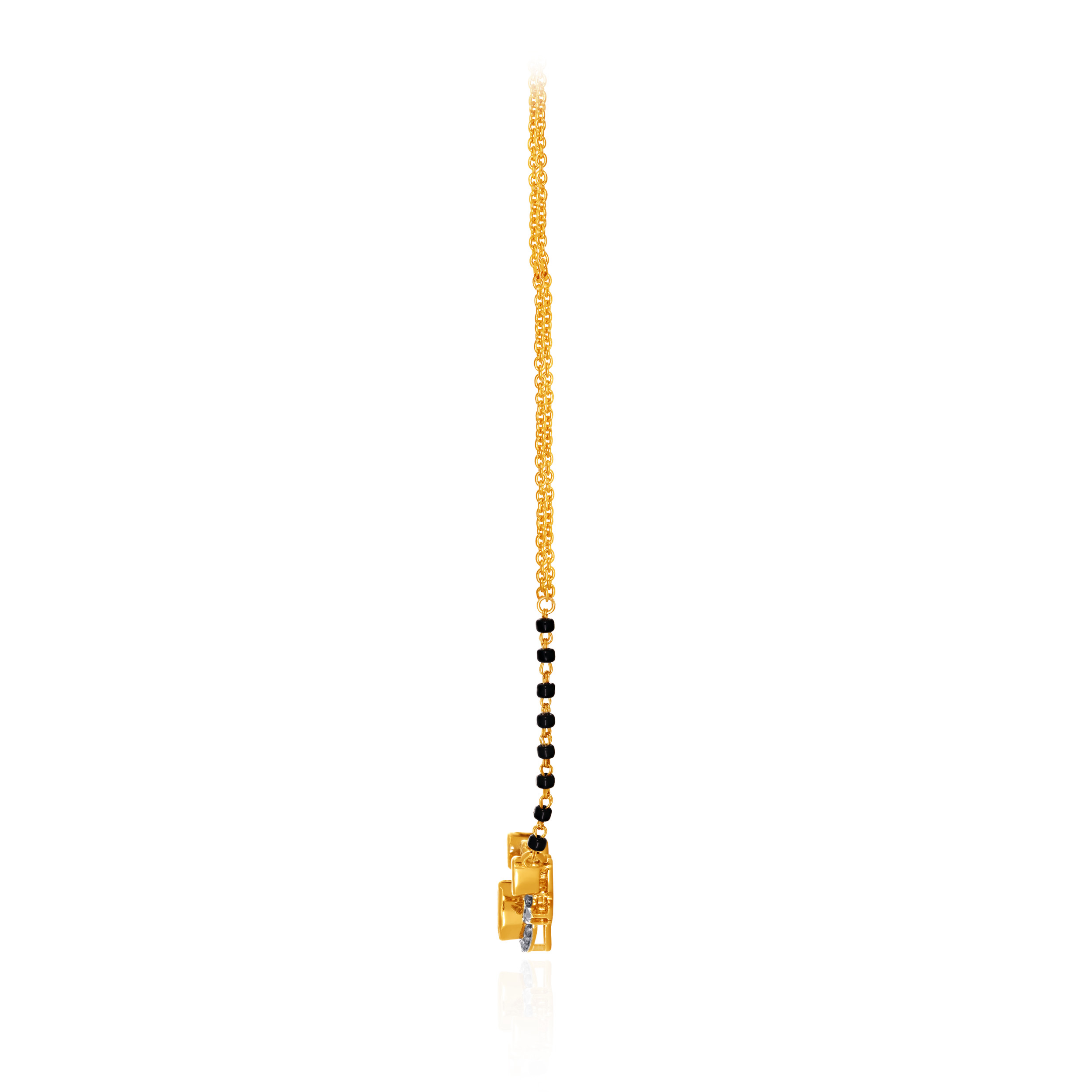 Shimmering Harmony Diamond Mangalsutra - Senco Gold and Diamonds