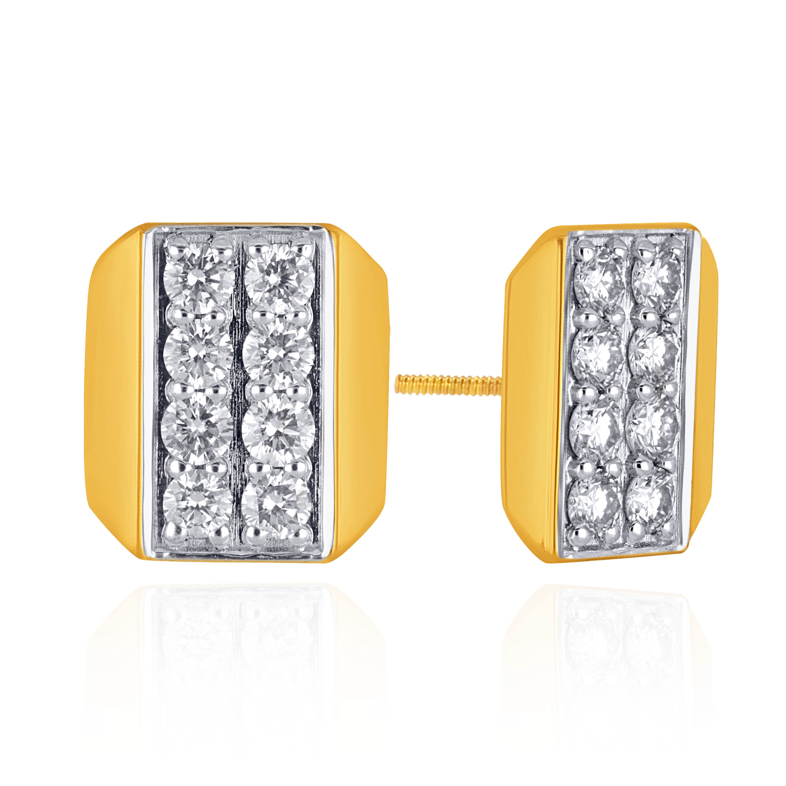 Sculpt Precision Diamond Studs - Senco Gold and Diamonds