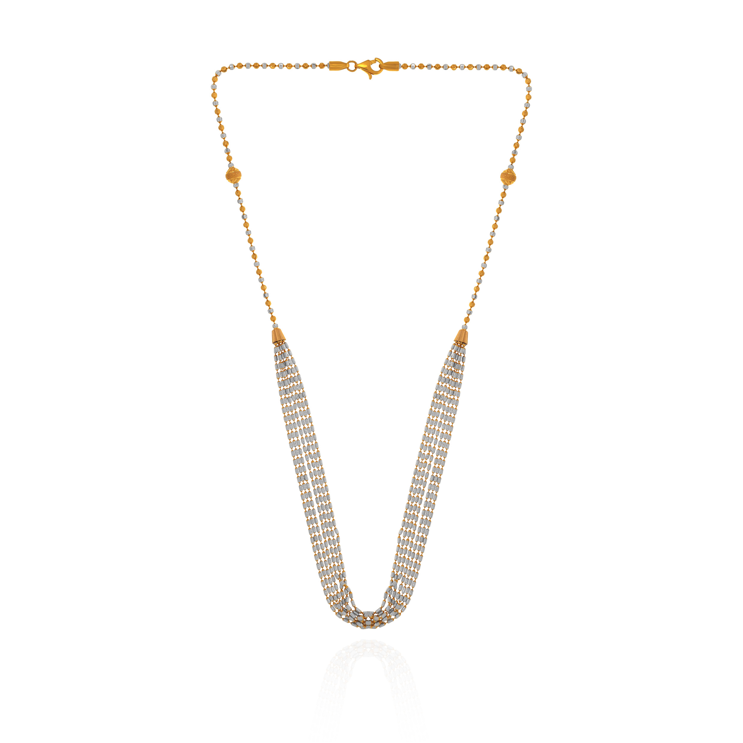 Glamour Weave Statement Gold Chain - Senco Gold and Diamonds
