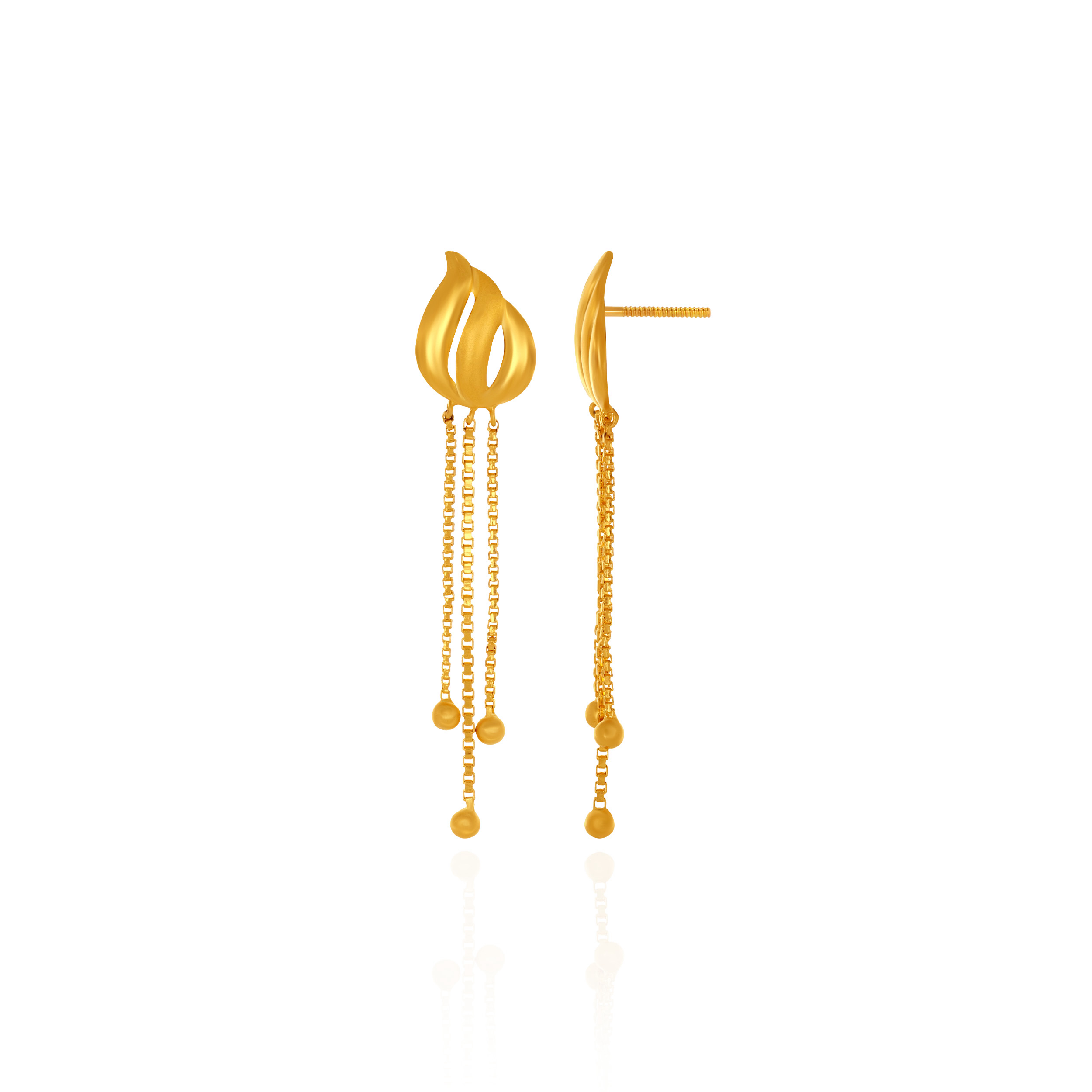 Celeste Gold Drop Earrings - Senco Gold and Diamonds