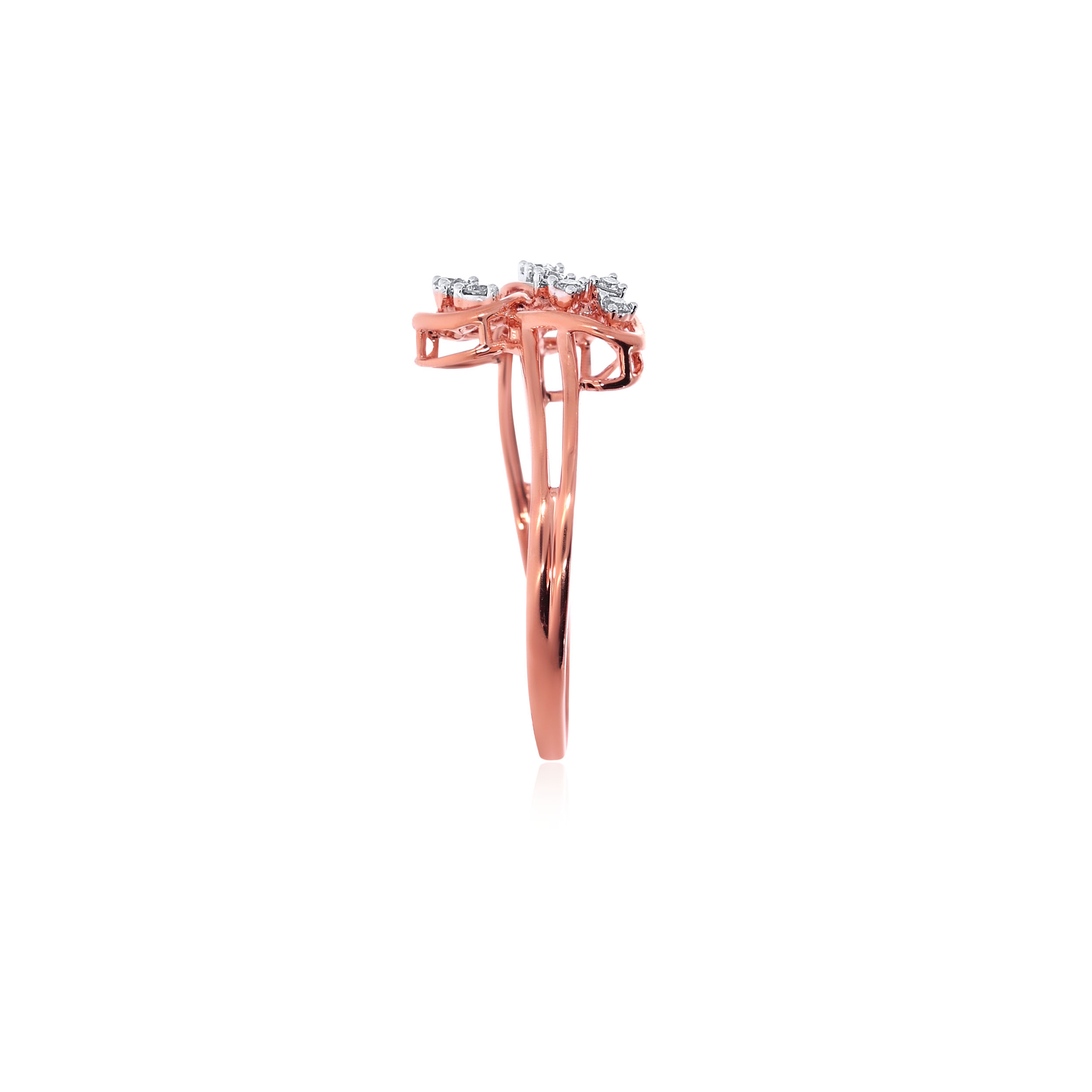 Sparkling Petals Diamond Ring - Senco Gold and Diamonds