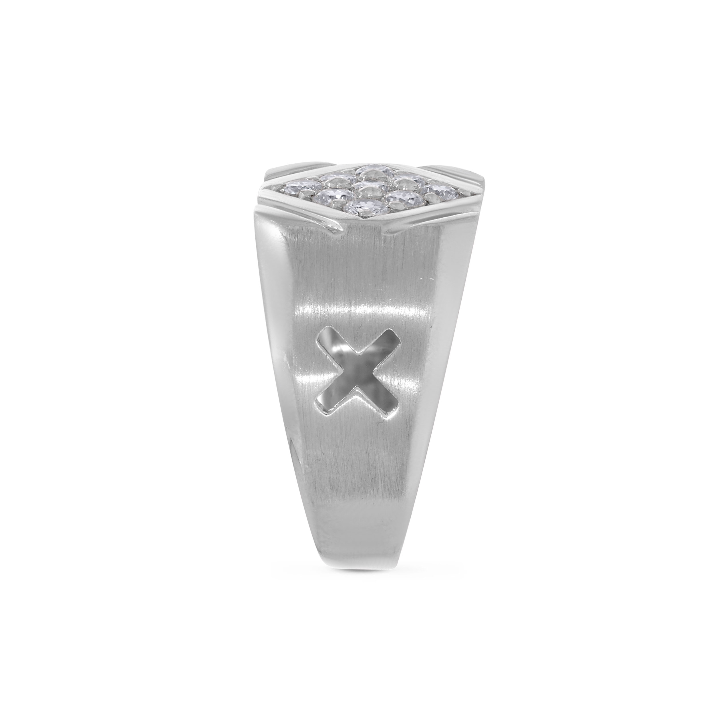 Rhombic Charisma Men's Platinum Ring - Senco Gold and Diamonds