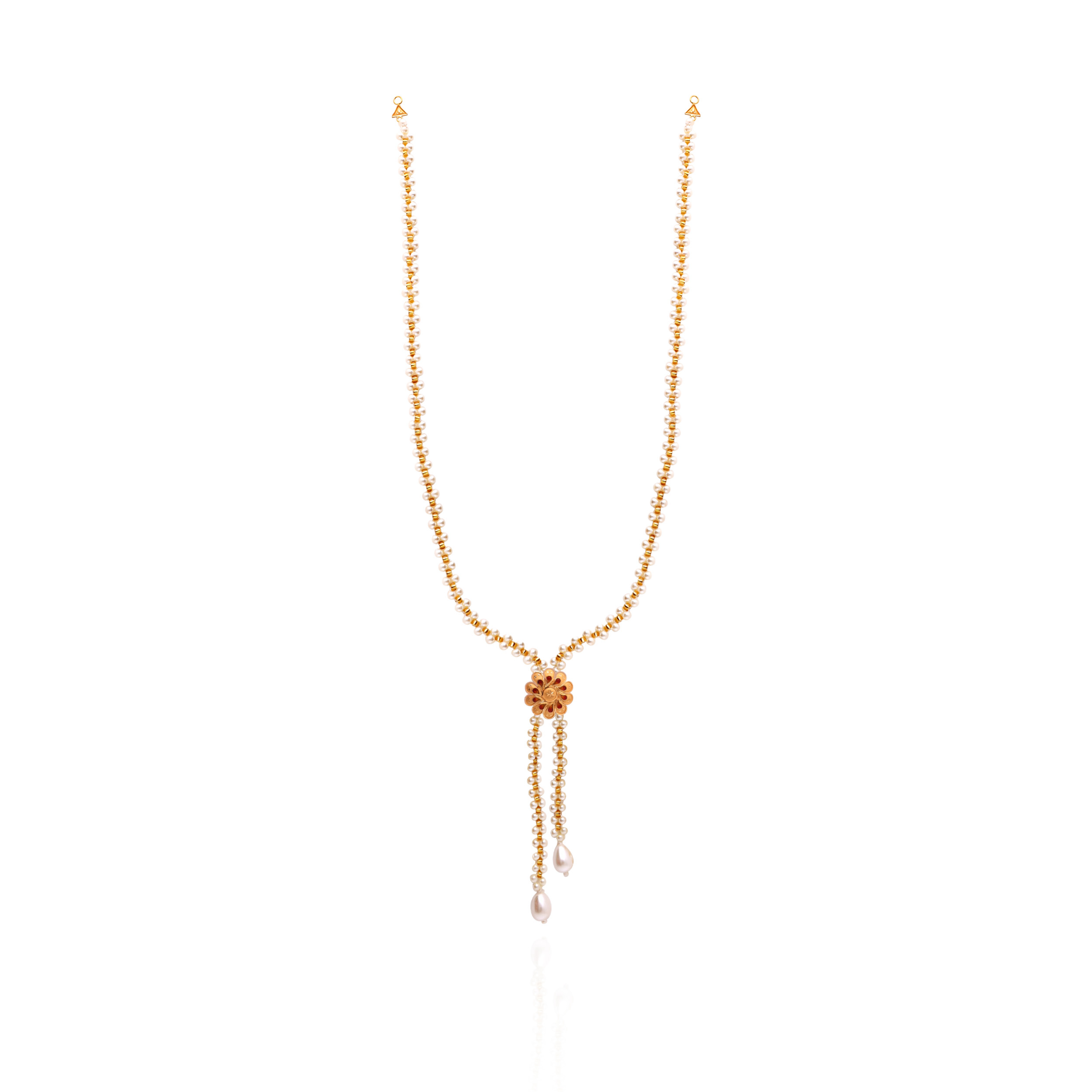 Serena Pearl Gold Necklace - Senco Gold and Diamonds