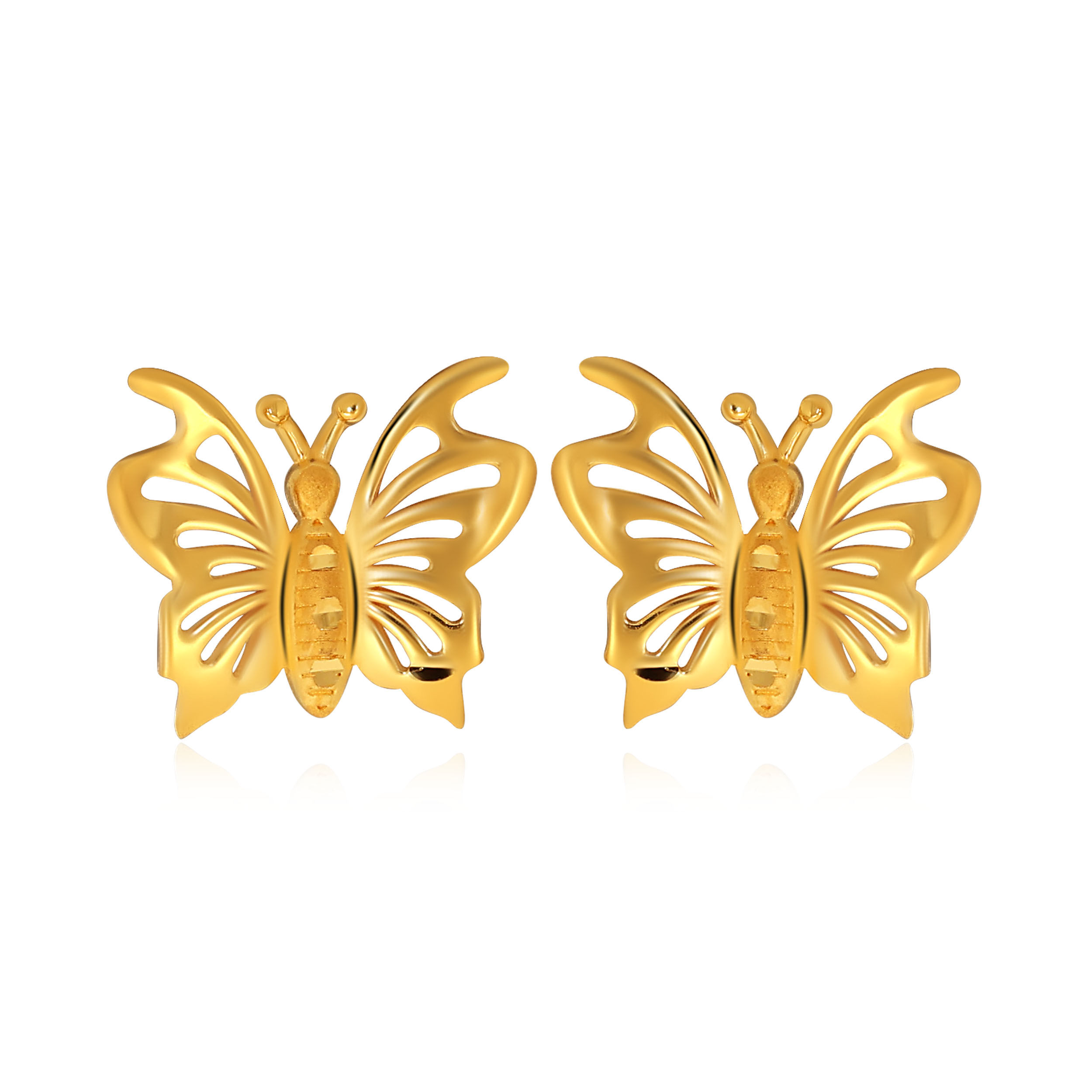 Liberal Appeal Gold Studs - Senco Gold and Diamonds