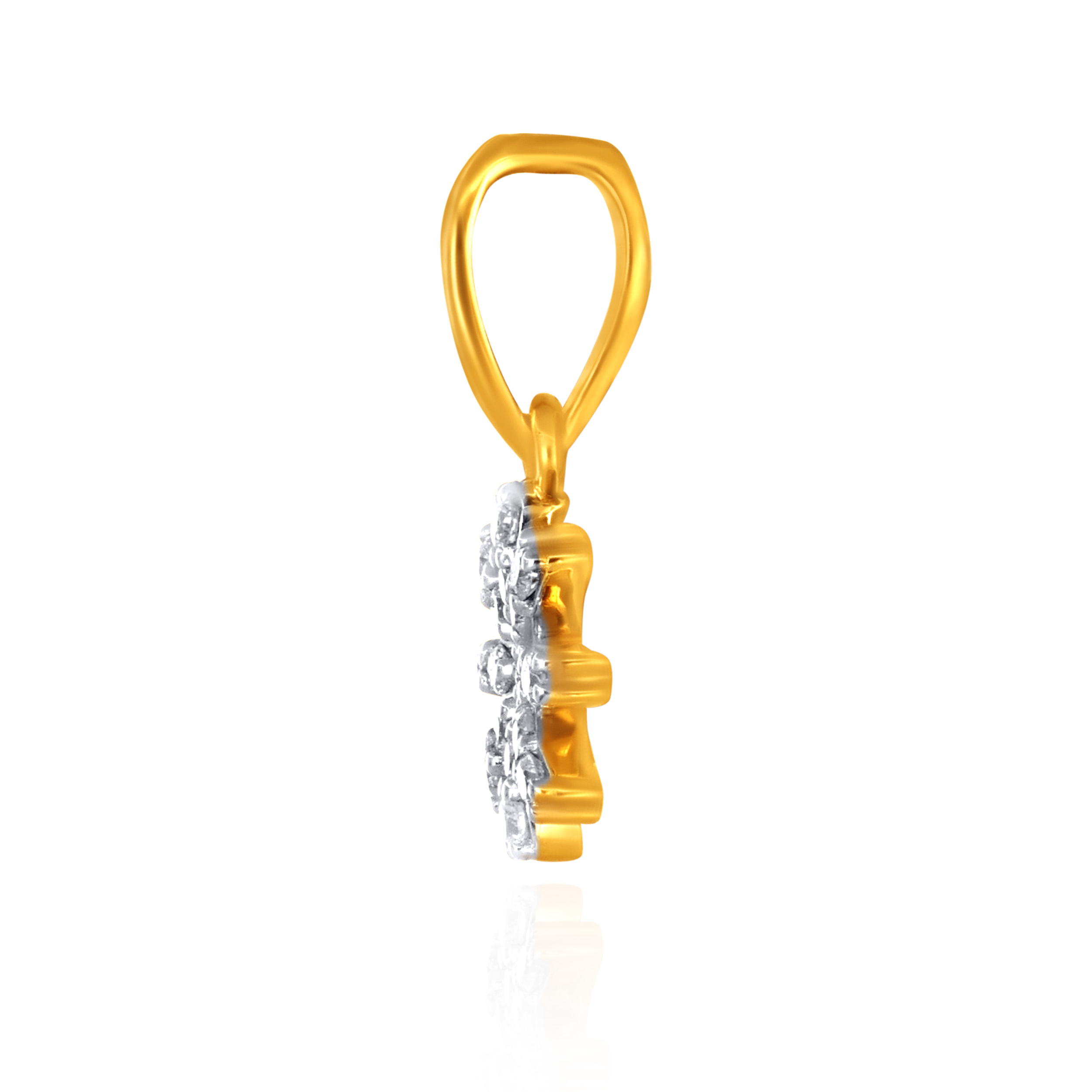 Shining Snowflake Diamond Pendant - Senco Gold and Diamonds