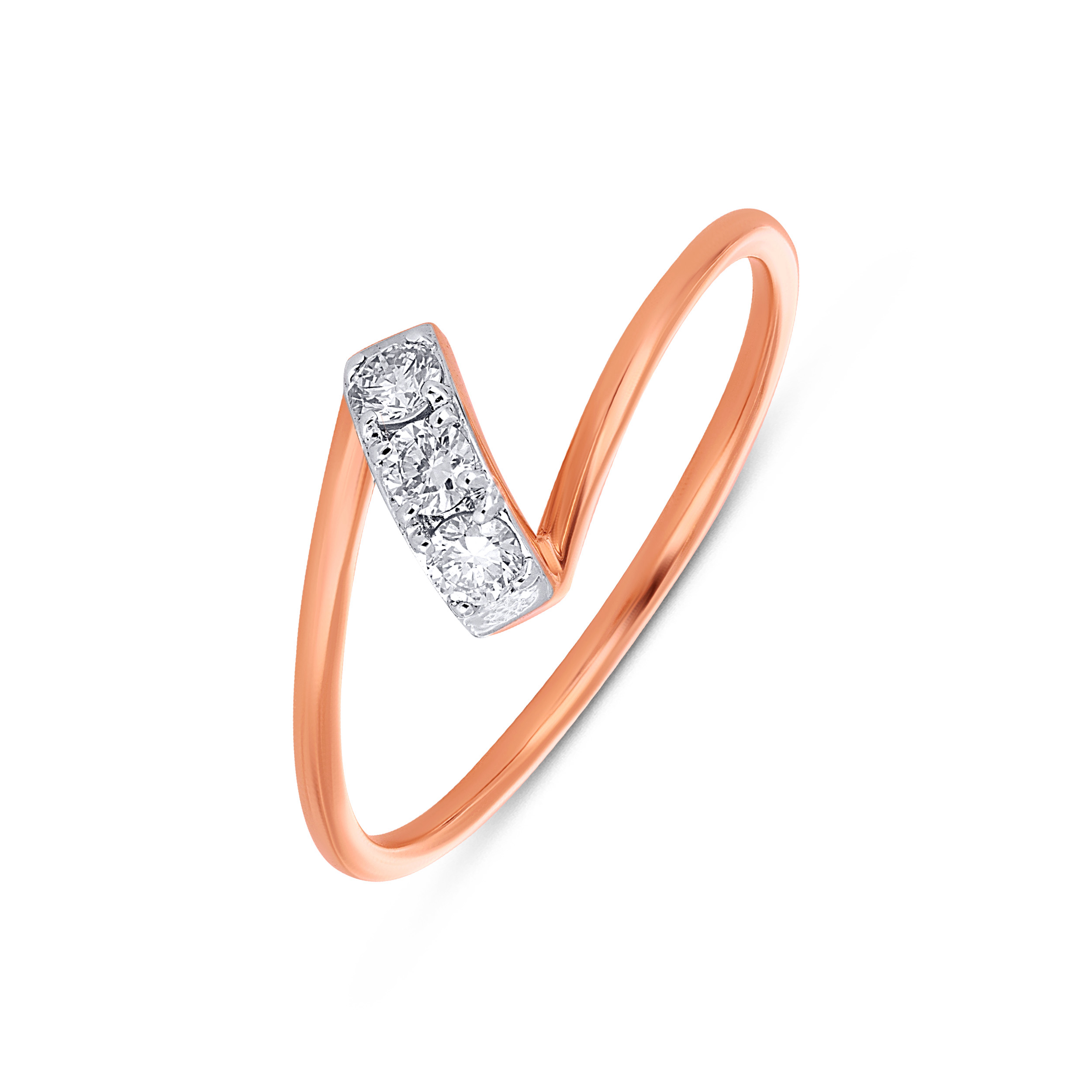 Rosé Sweep Diamond Ring - Senco Gold and Diamonds