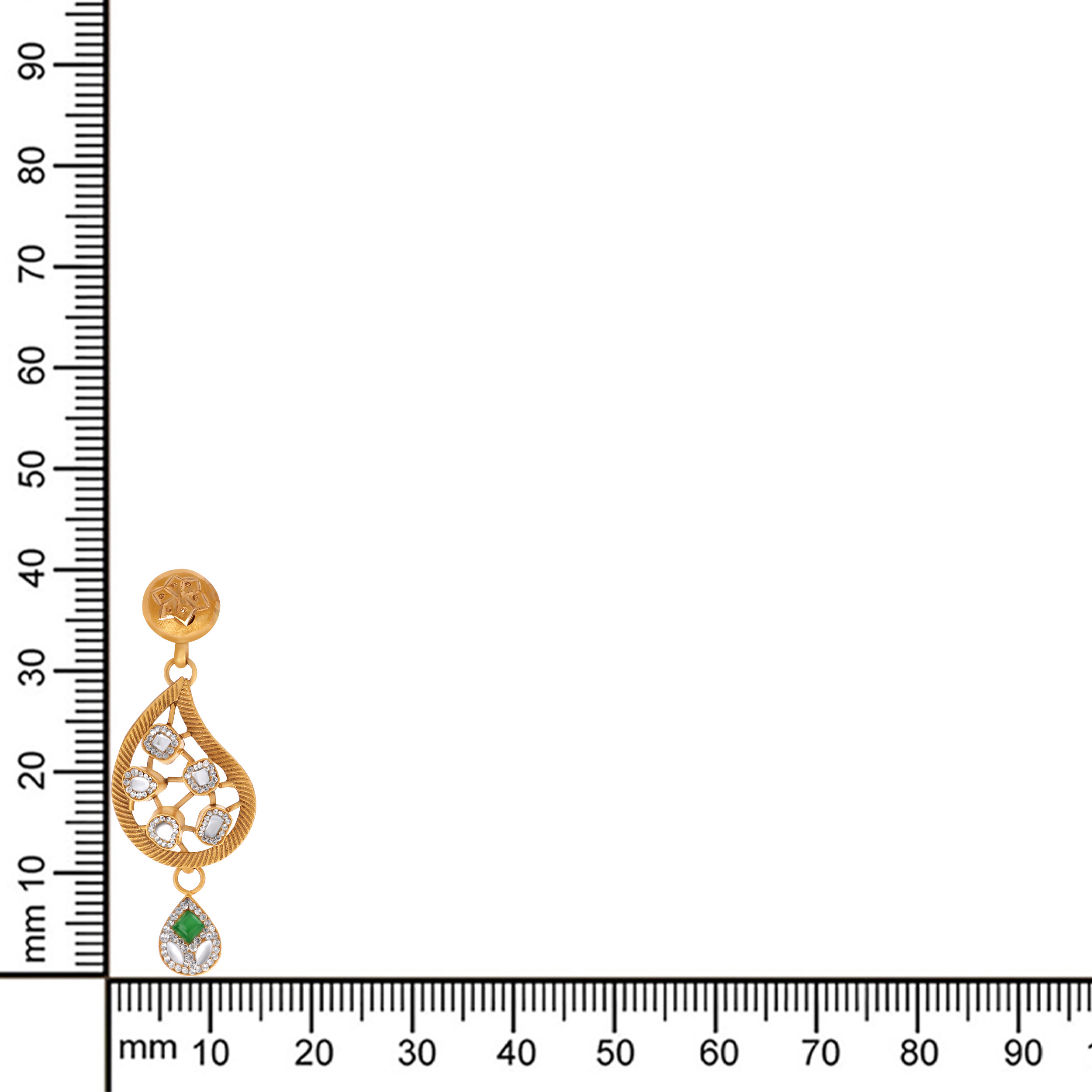 22K Yellow Gold Earrings-GPGN-D000760635 - Senco Gold and Diamonds