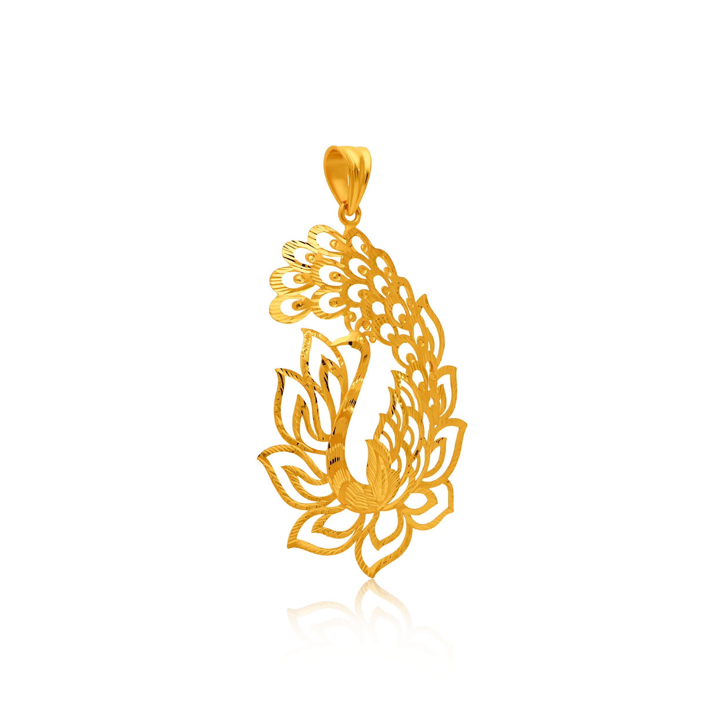22K Yellow Gold Pendant-GPN-SAD0005771 - Senco Gold and Diamonds