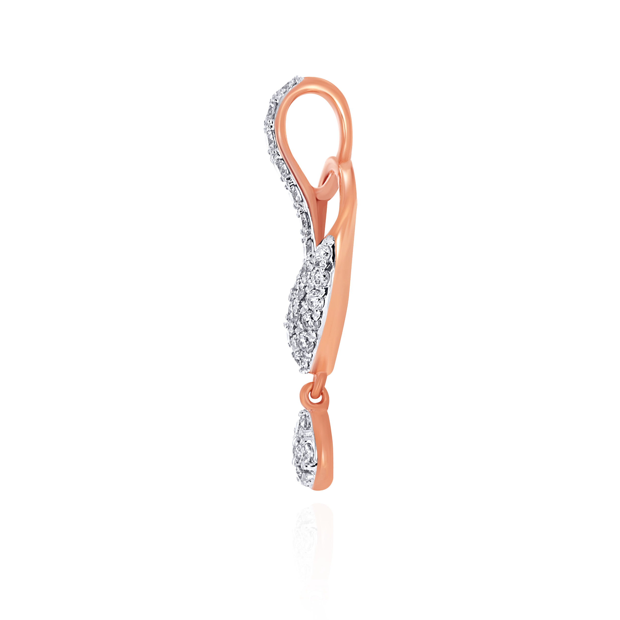 Gleaming Loop Diamond Pendant - Senco Gold and Diamonds