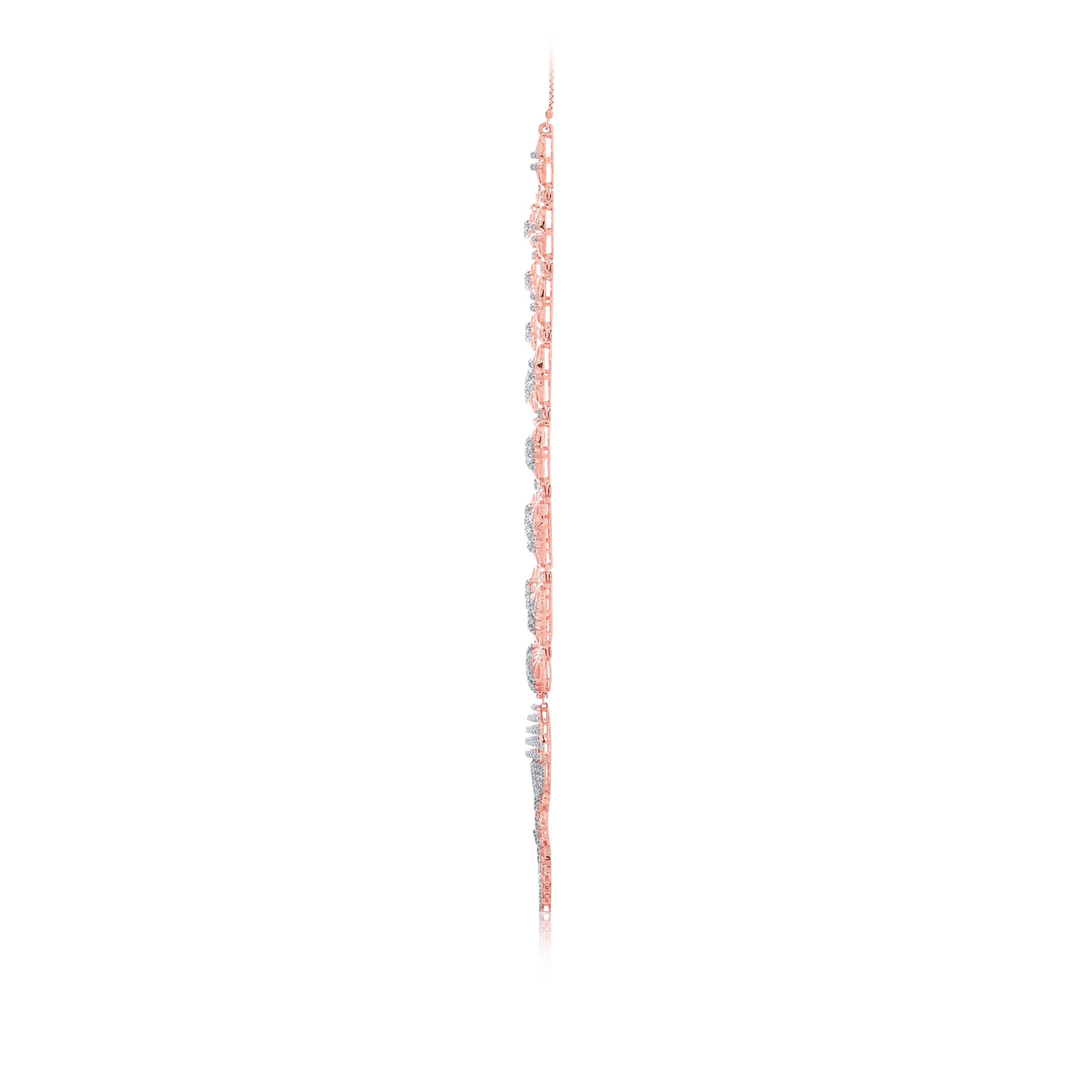Leafy Lustre Diamond Necklace - Senco Gold and Diamonds
