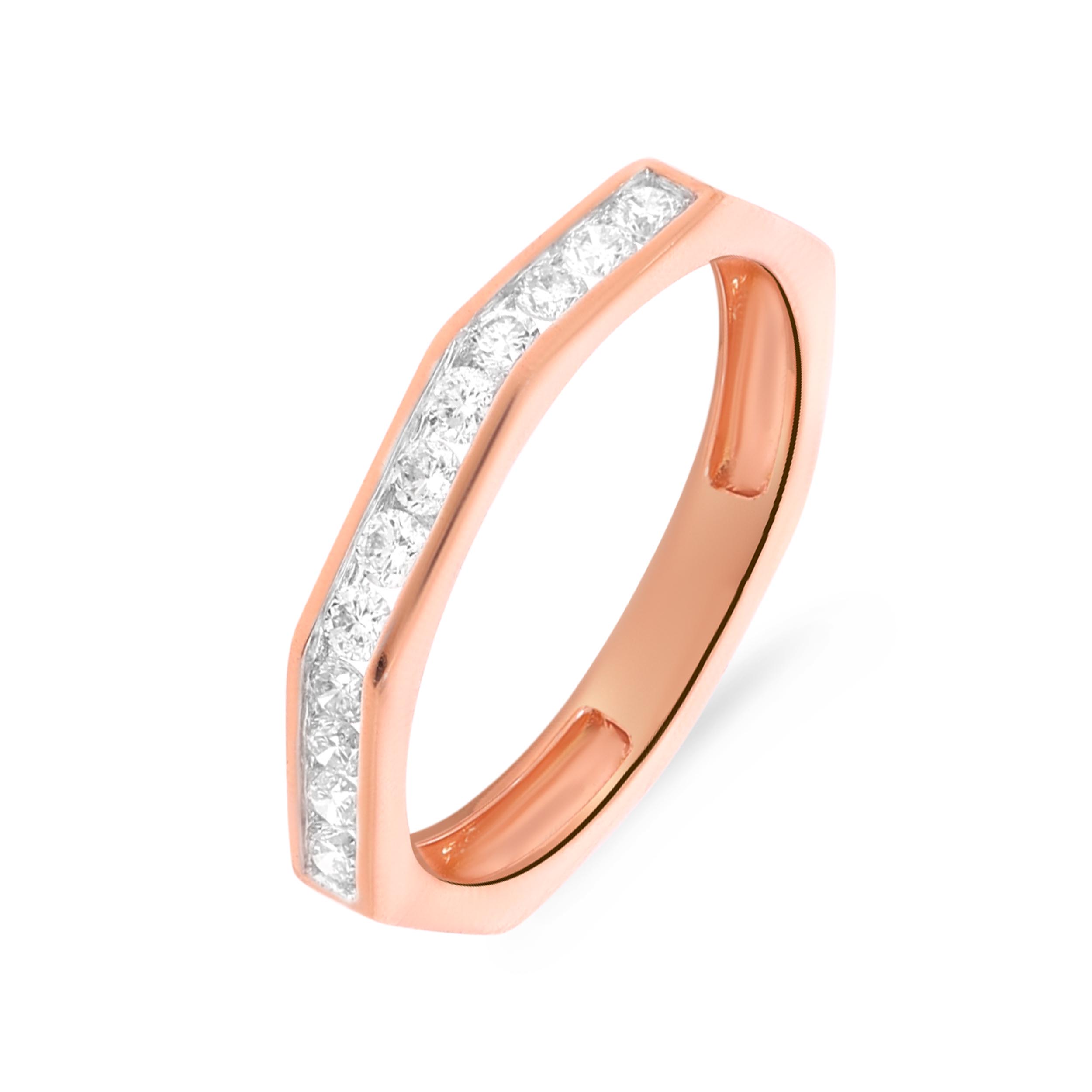 Sleek Bolt Diamond Ring - Senco Gold and Diamonds