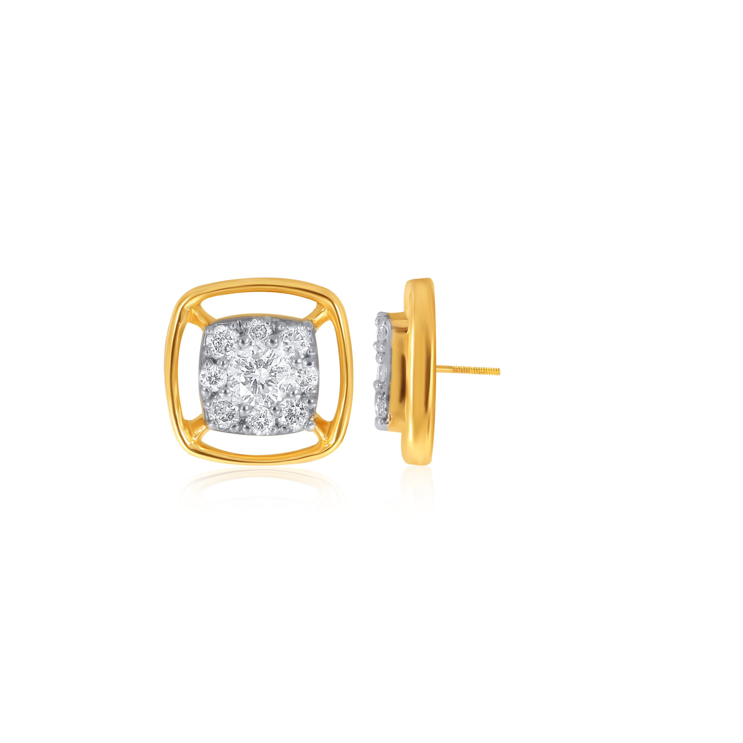 Classy Indulgence Diamond Studs - Senco Gold and Diamonds