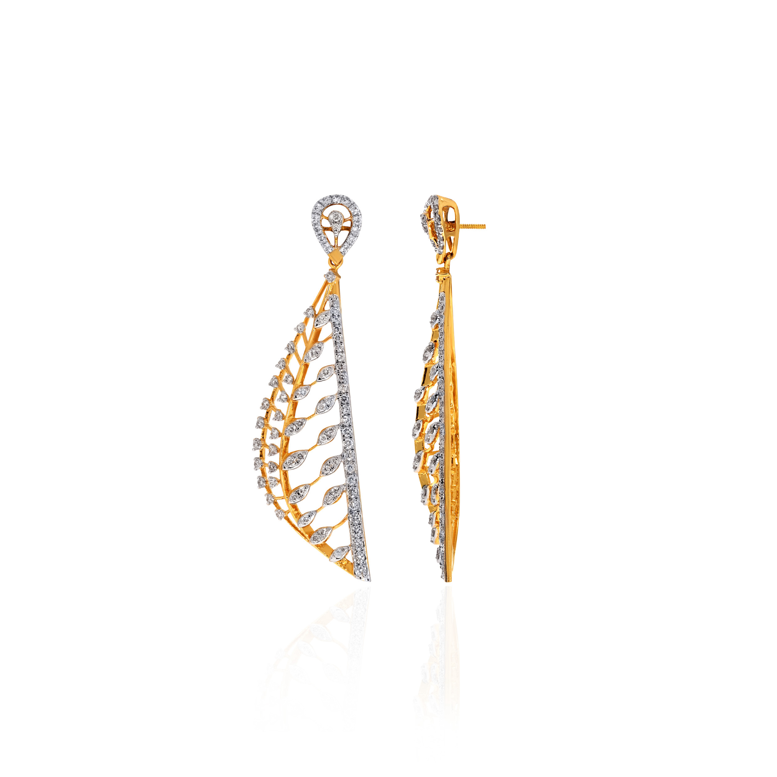 Urban Trendsetter Diamond Earrings - Senco Gold and Diamonds