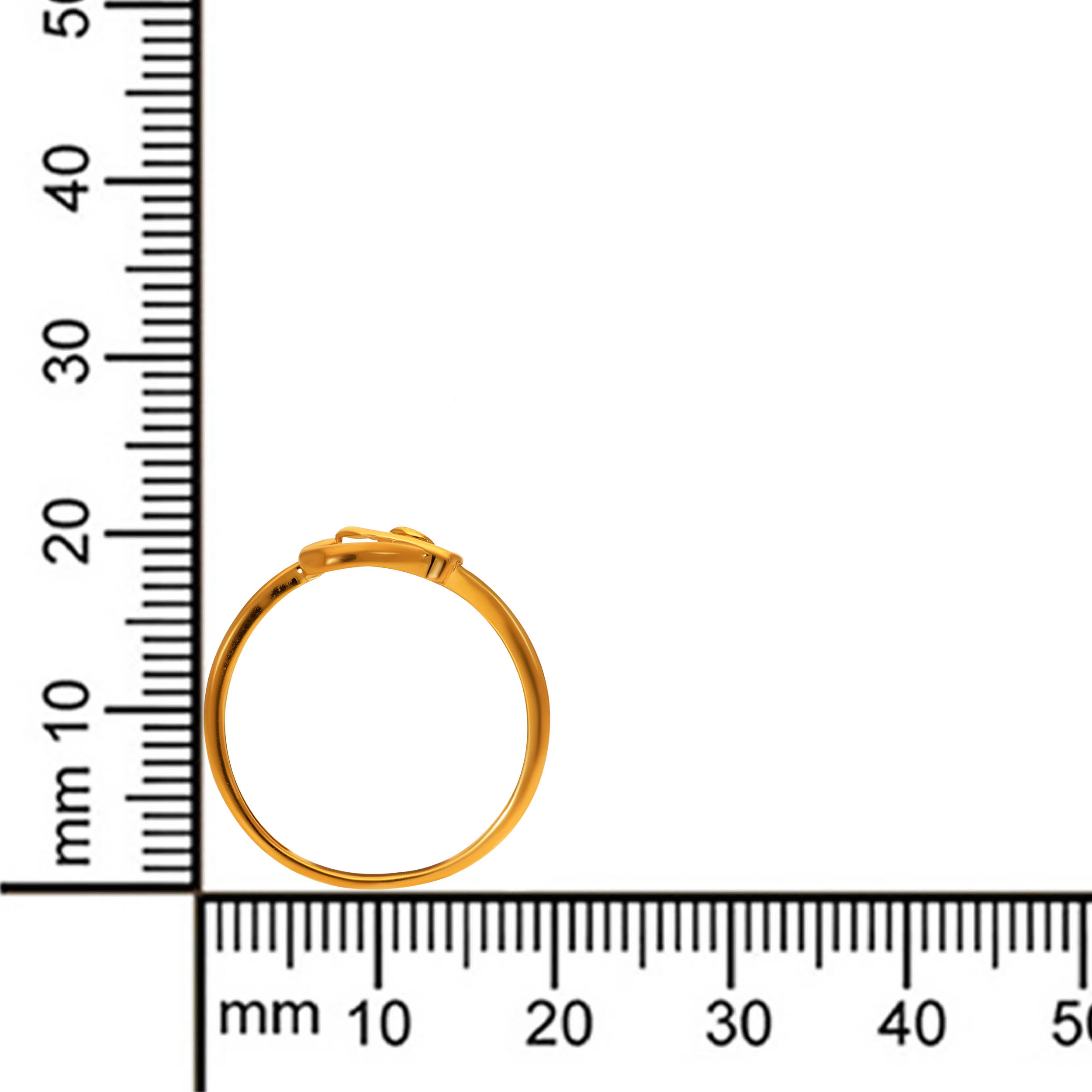 Twin Hearts Of Gold Ring - Senco Gold and Diamonds