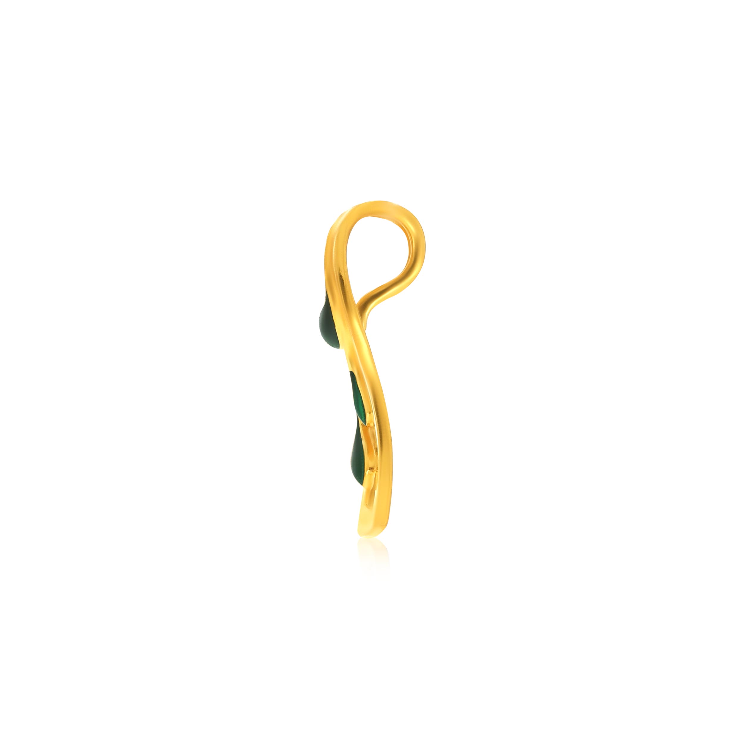 Greeny Drips Gold Pendant - Senco Gold and Diamonds