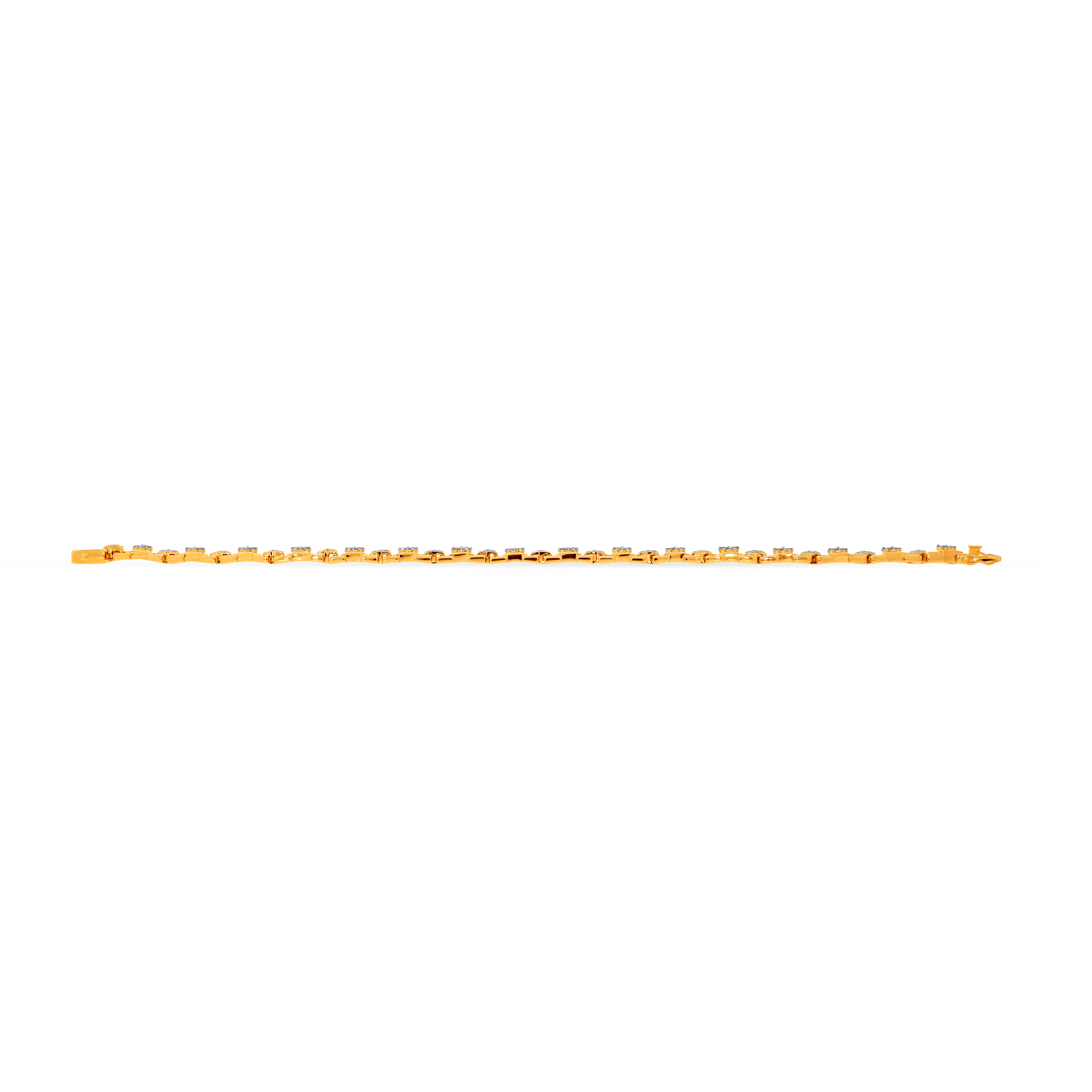 Edgy Elegance Men's Diamond Wristlet - Senco Gold and Diamonds