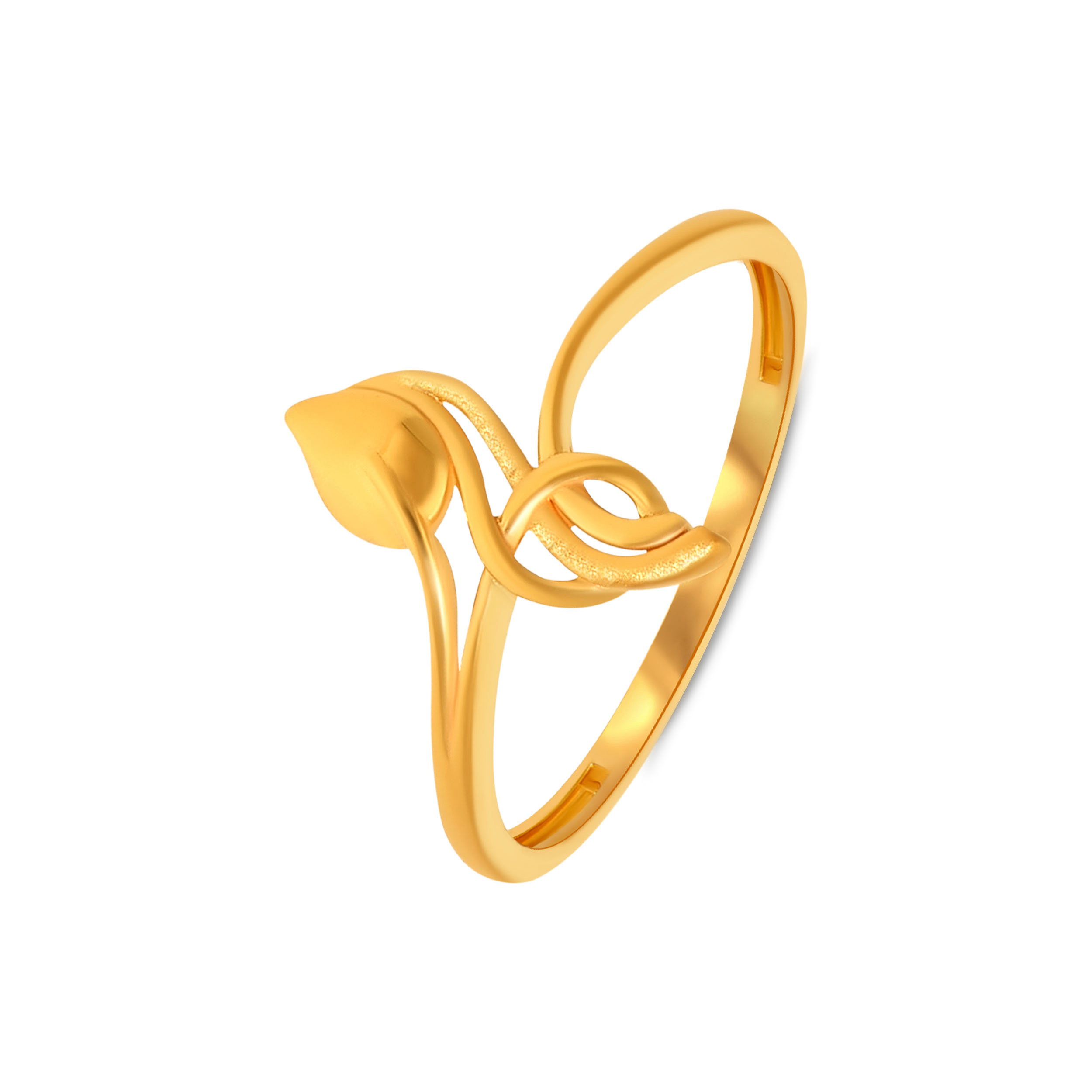 Leafy Embrace Gold Ring - Senco Gold and Diamonds