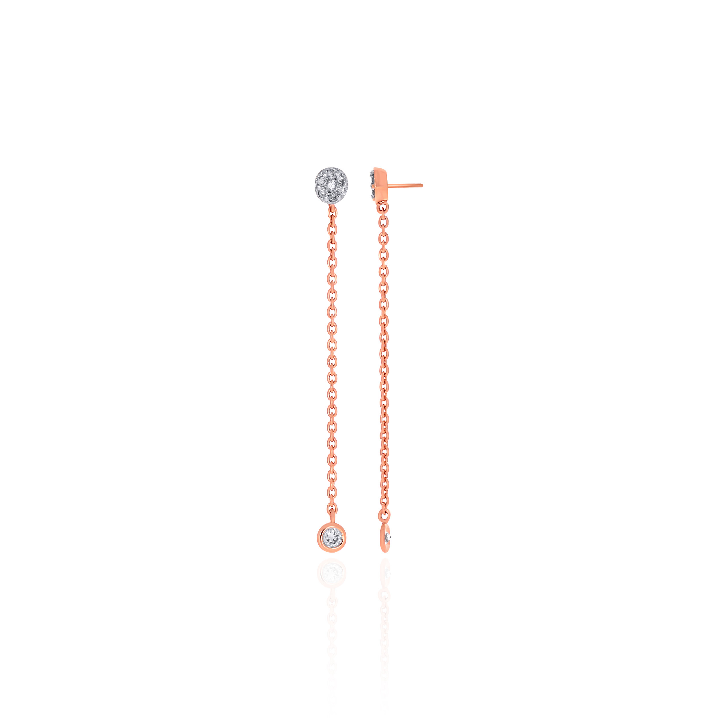 Subtle Sparkle Diamond Drop Earrings - Senco Gold and Diamonds