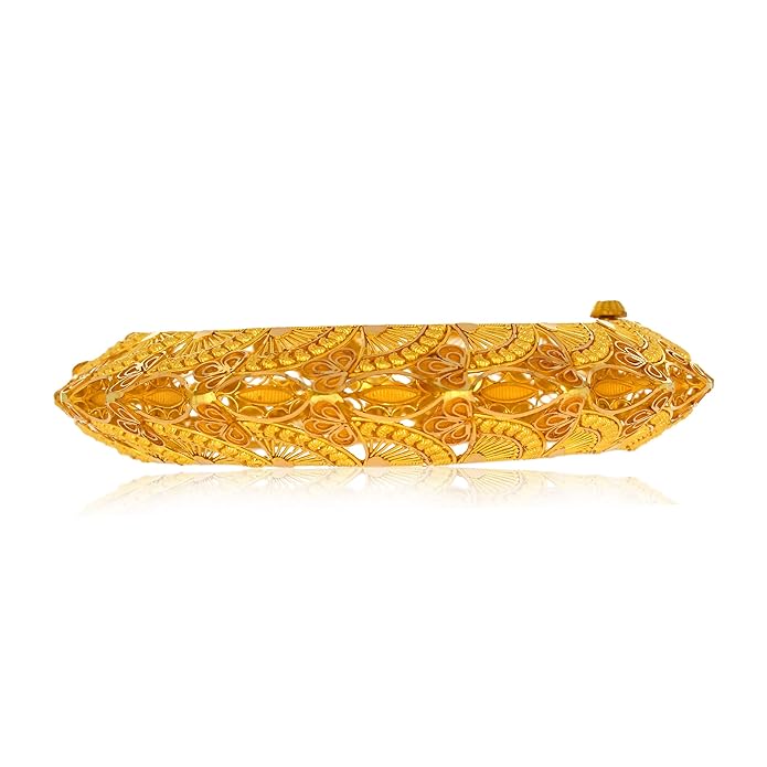 Ethnic Hub Gold Chur Bangle - Senco Gold and Diamonds