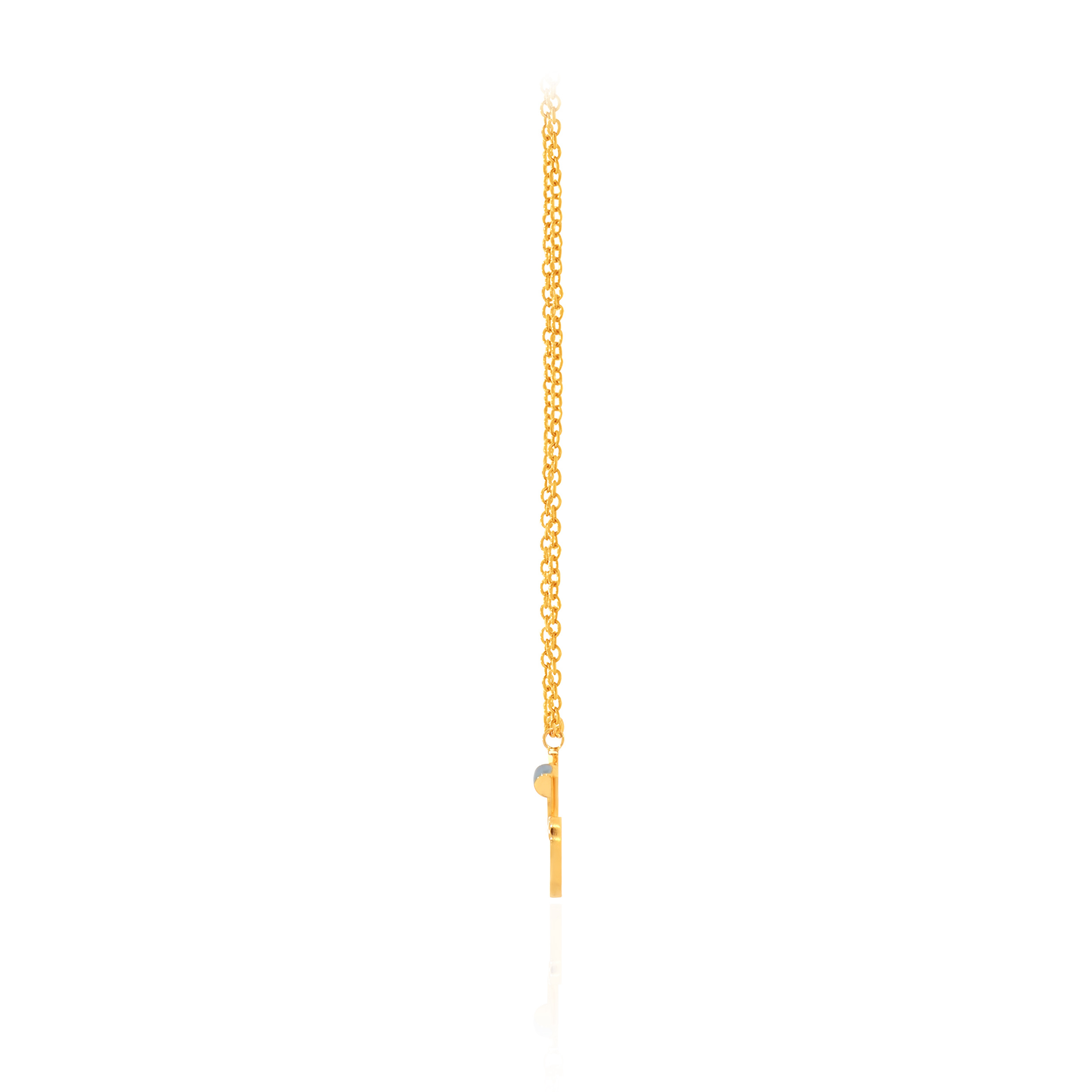 18K Yellow Gold Chain Pendant-GPN-D000775702 - Senco Gold and Diamonds