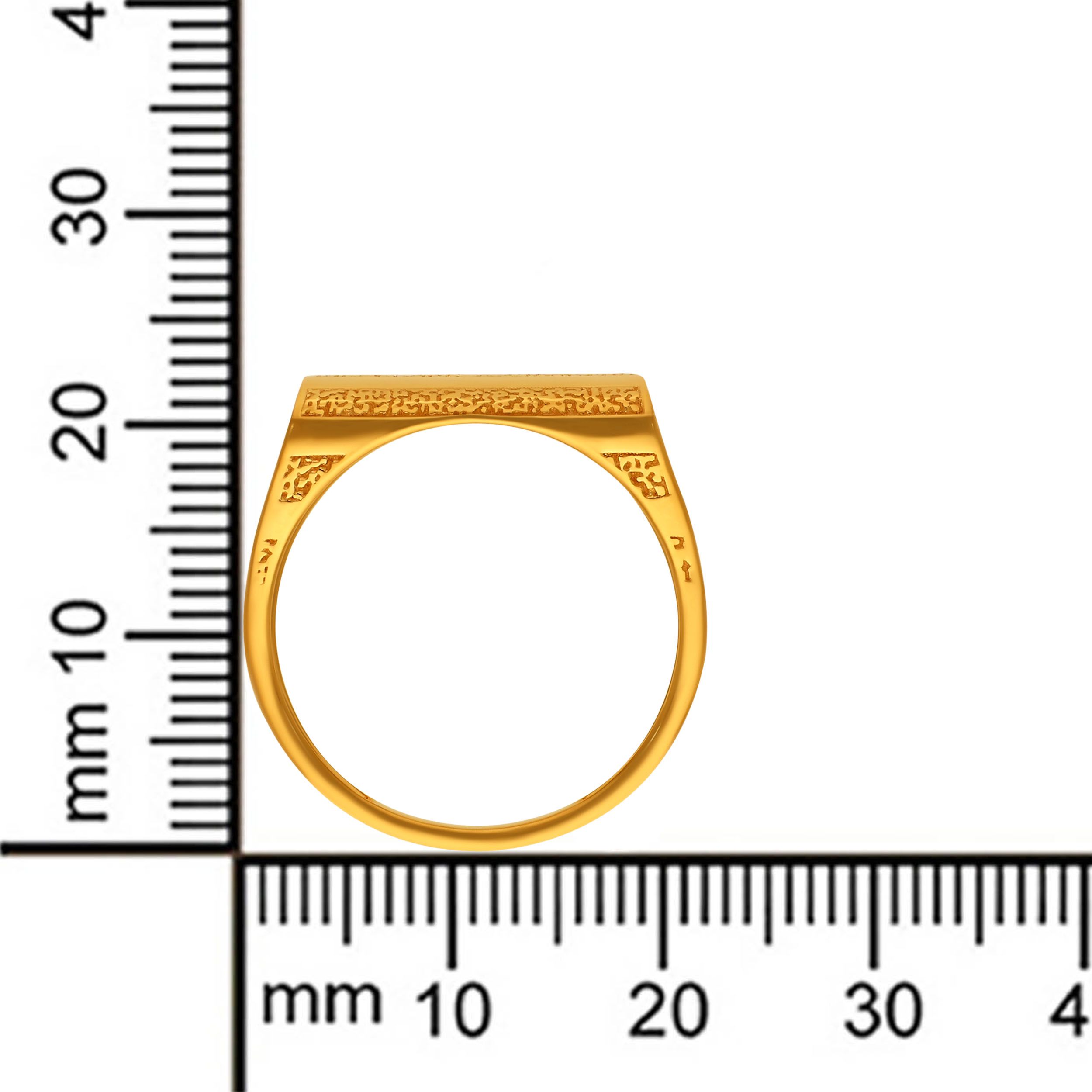 Executive Statement Men's Signet Gold Ring image