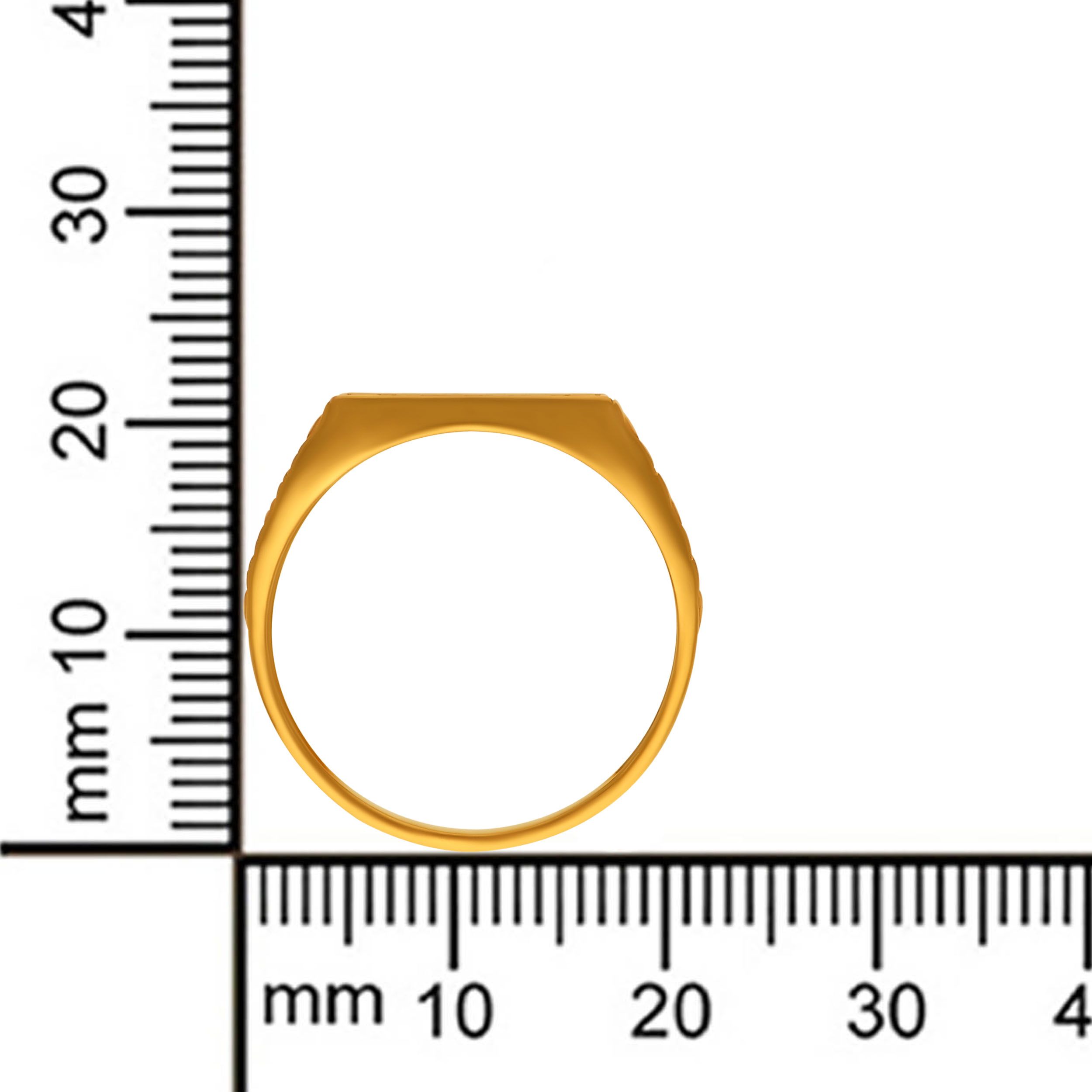 Distinctive Ethnic Men's Gold Ring image
