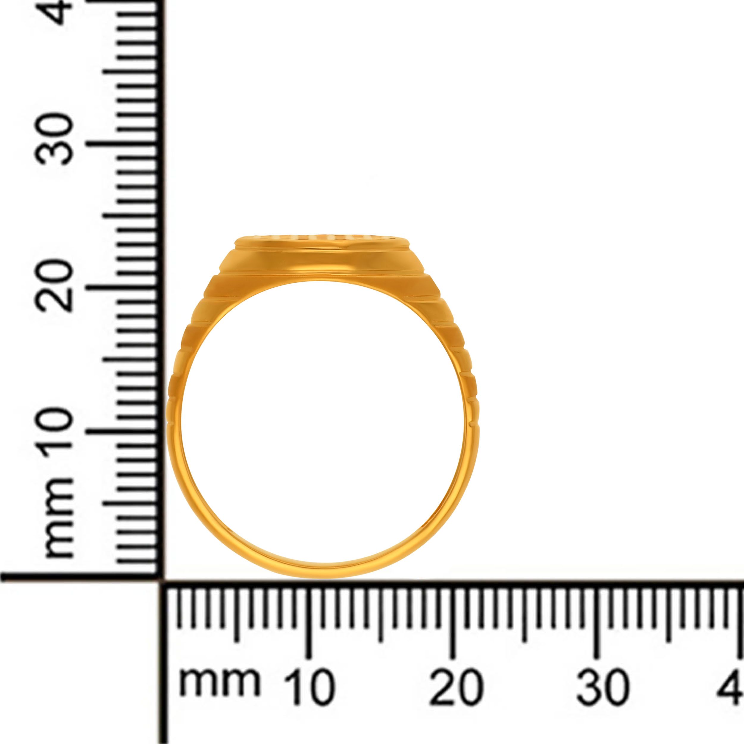 Urban Hex Men's Gold Ring image
