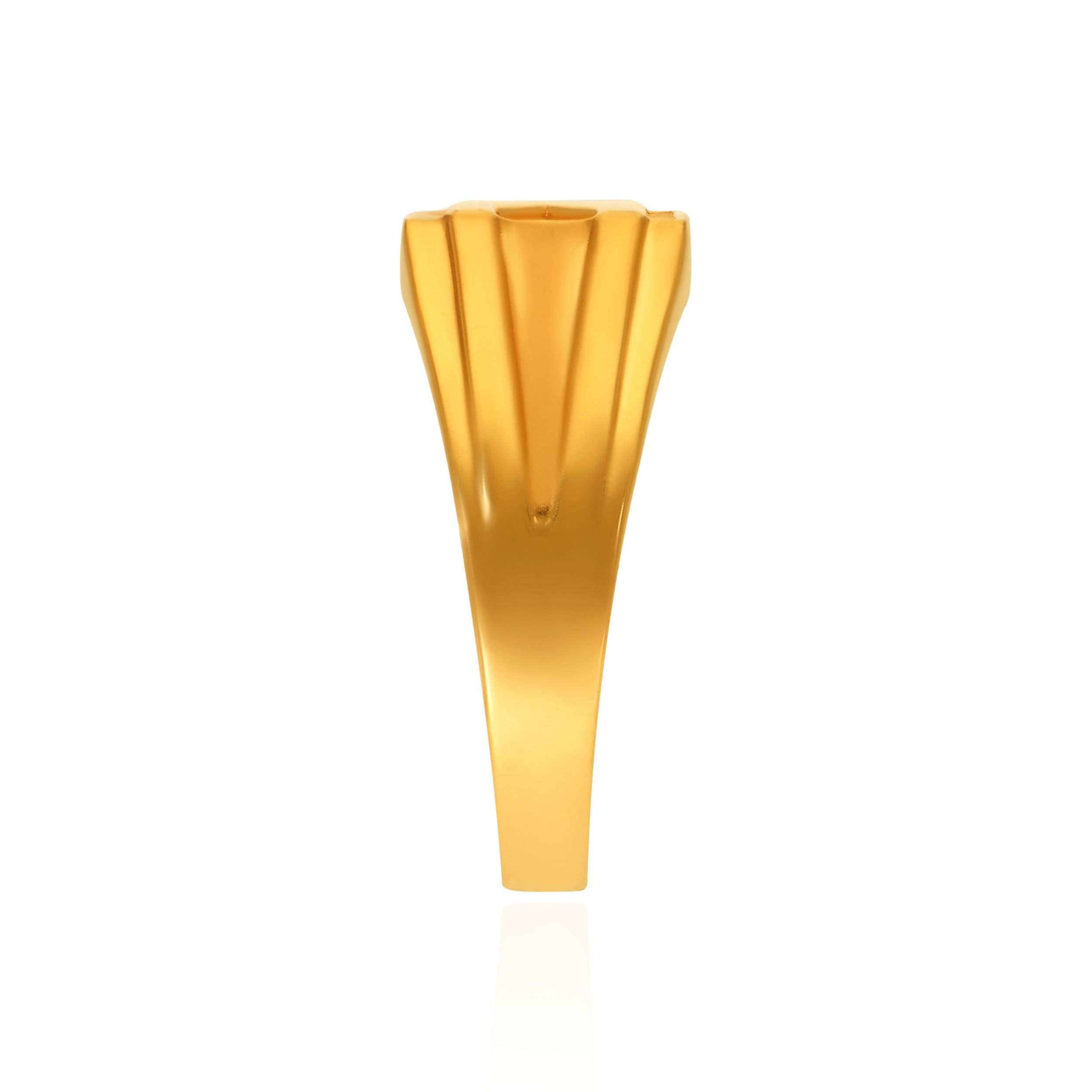 Regent X Motif Men's Gold Ring alternate view 2