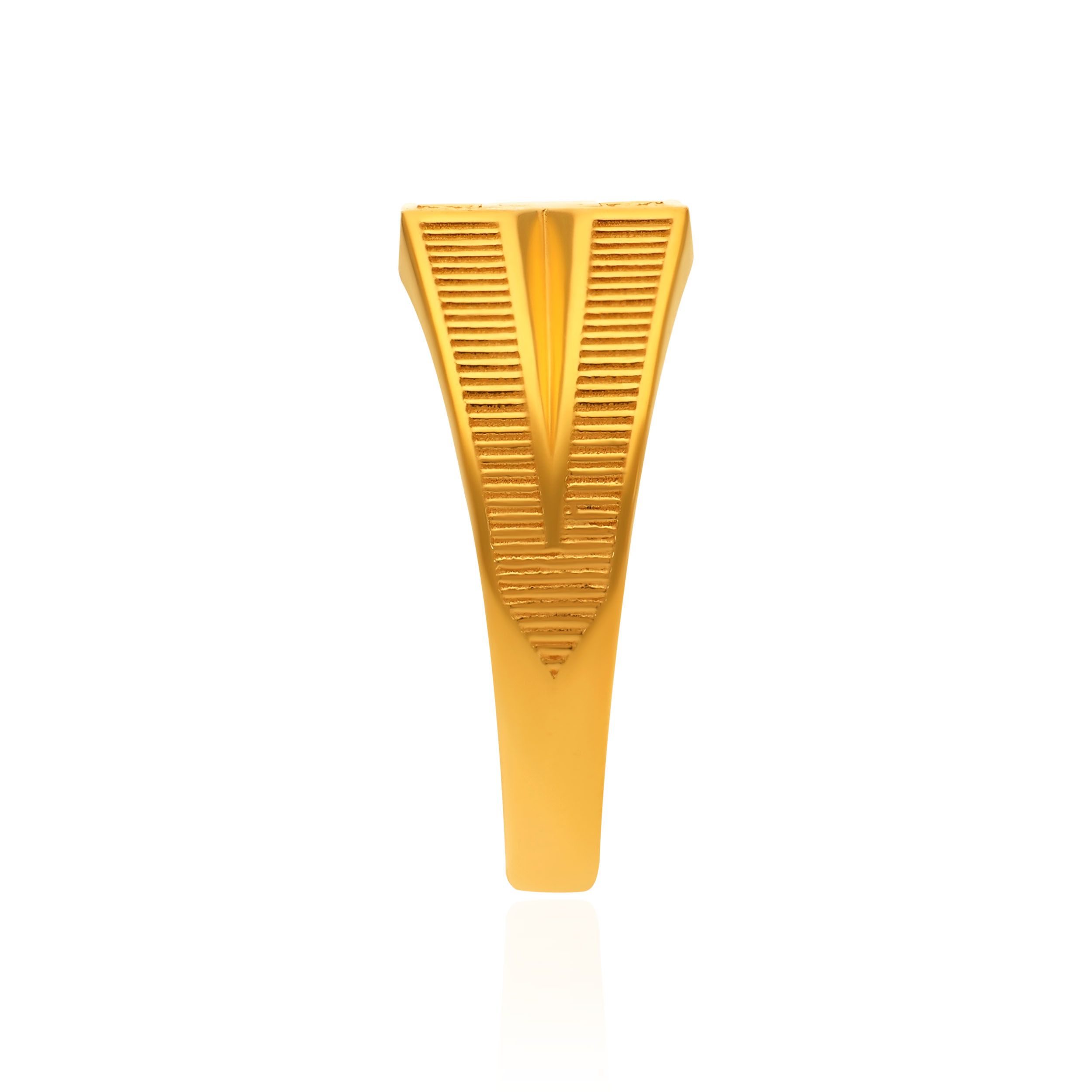 Prestige Pattern Men's Gold Ring alternate view 2