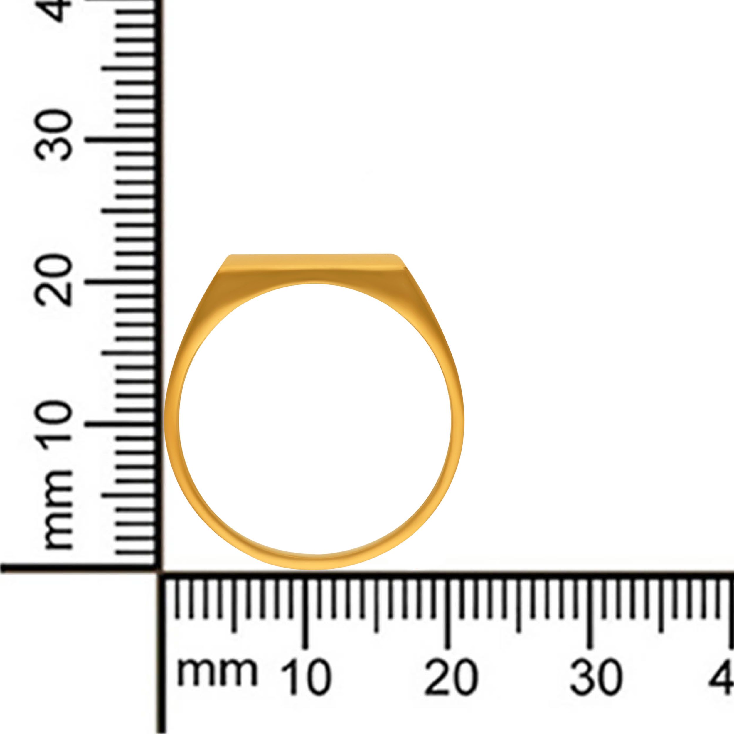 Abstract Meridian Men's Gold Ring image