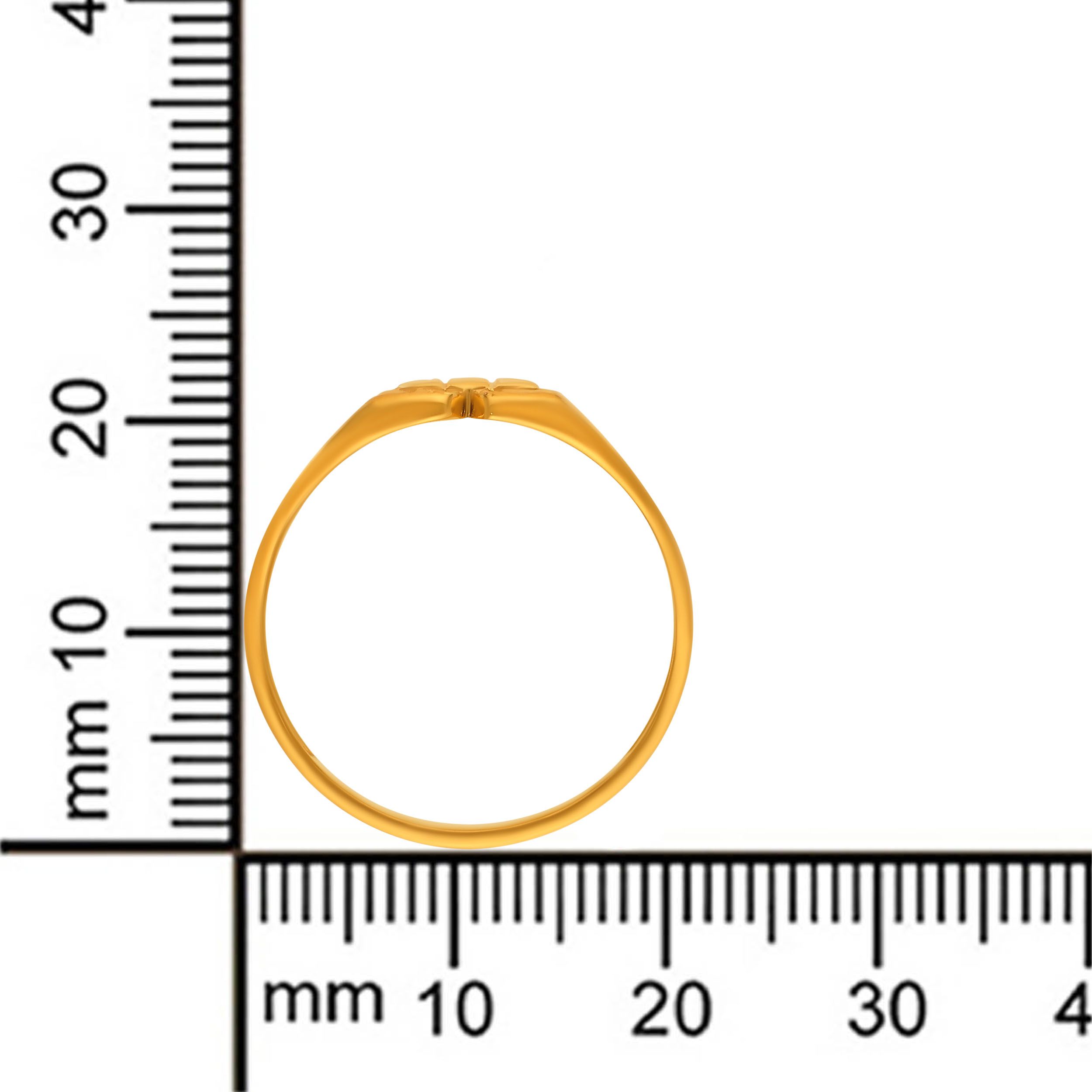Masculine Vertex Men's Gold Ring image