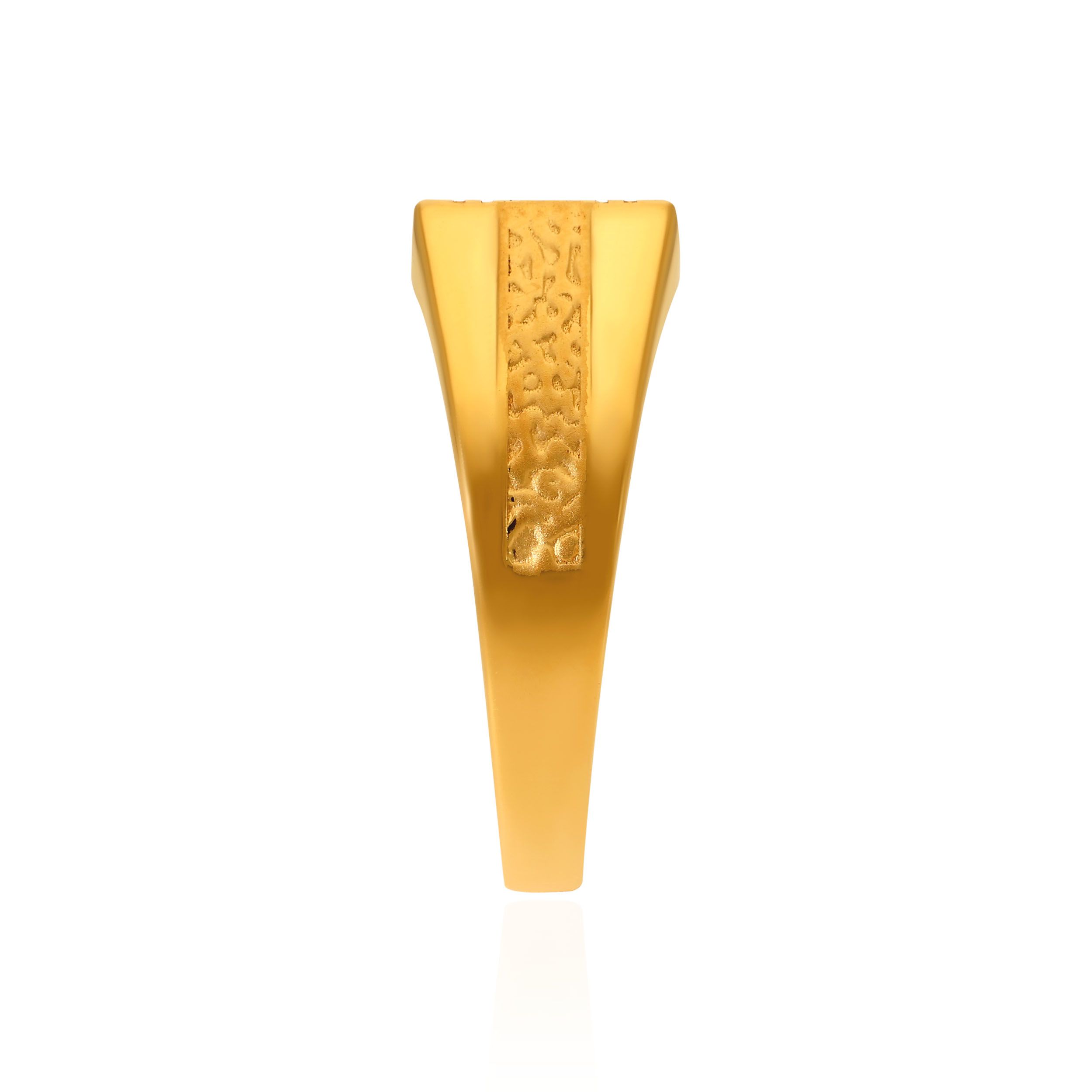 Sovereign Bar Men's Gold Ring alternate view 2