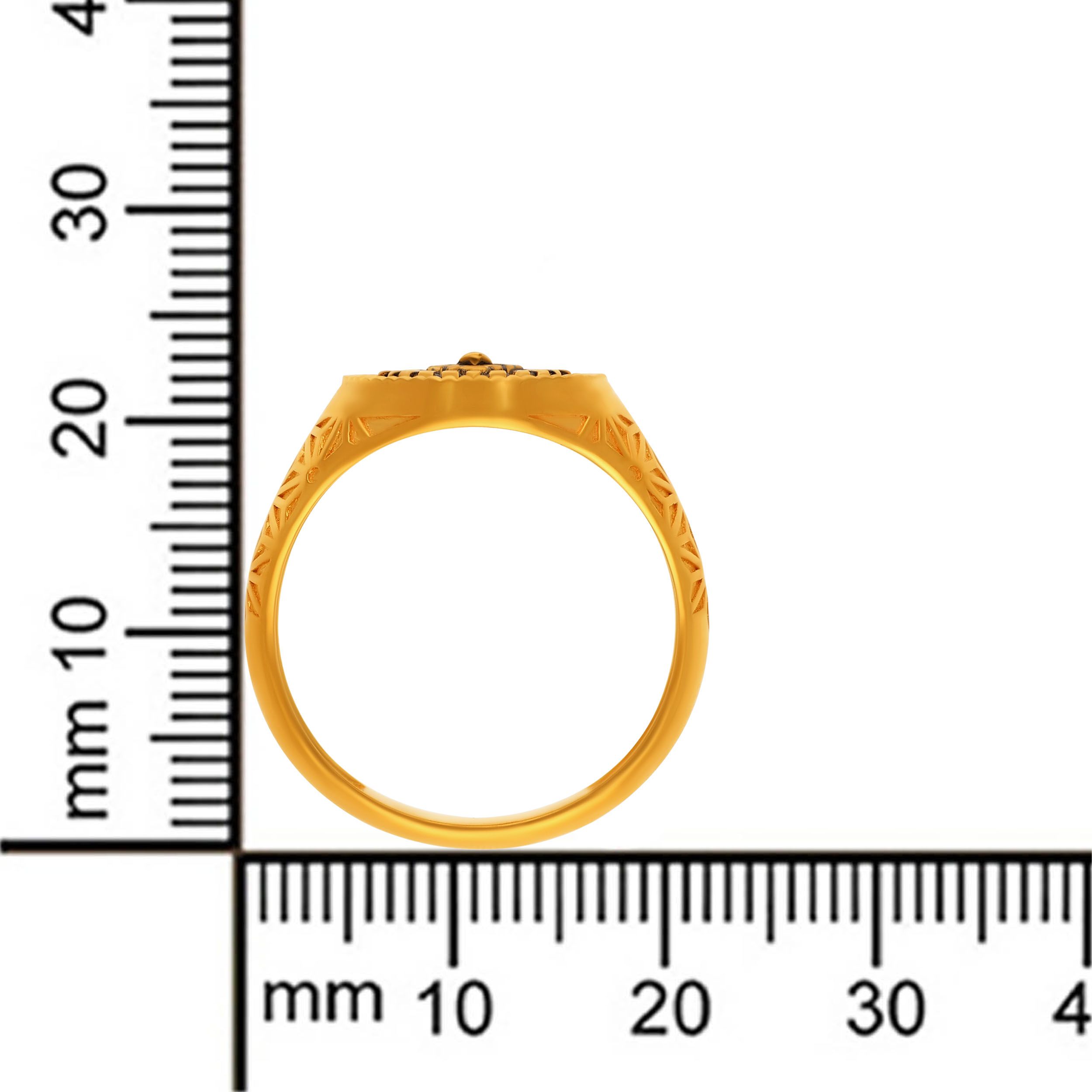 Lion Monarch Men's Gold Ring alternate view 3