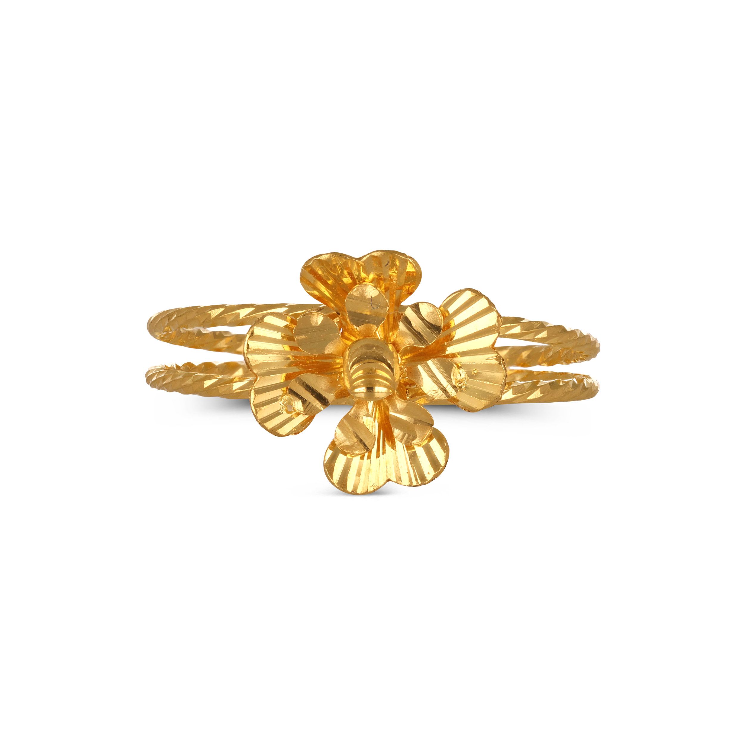 Floral Spark Gold Ring alternate view 1