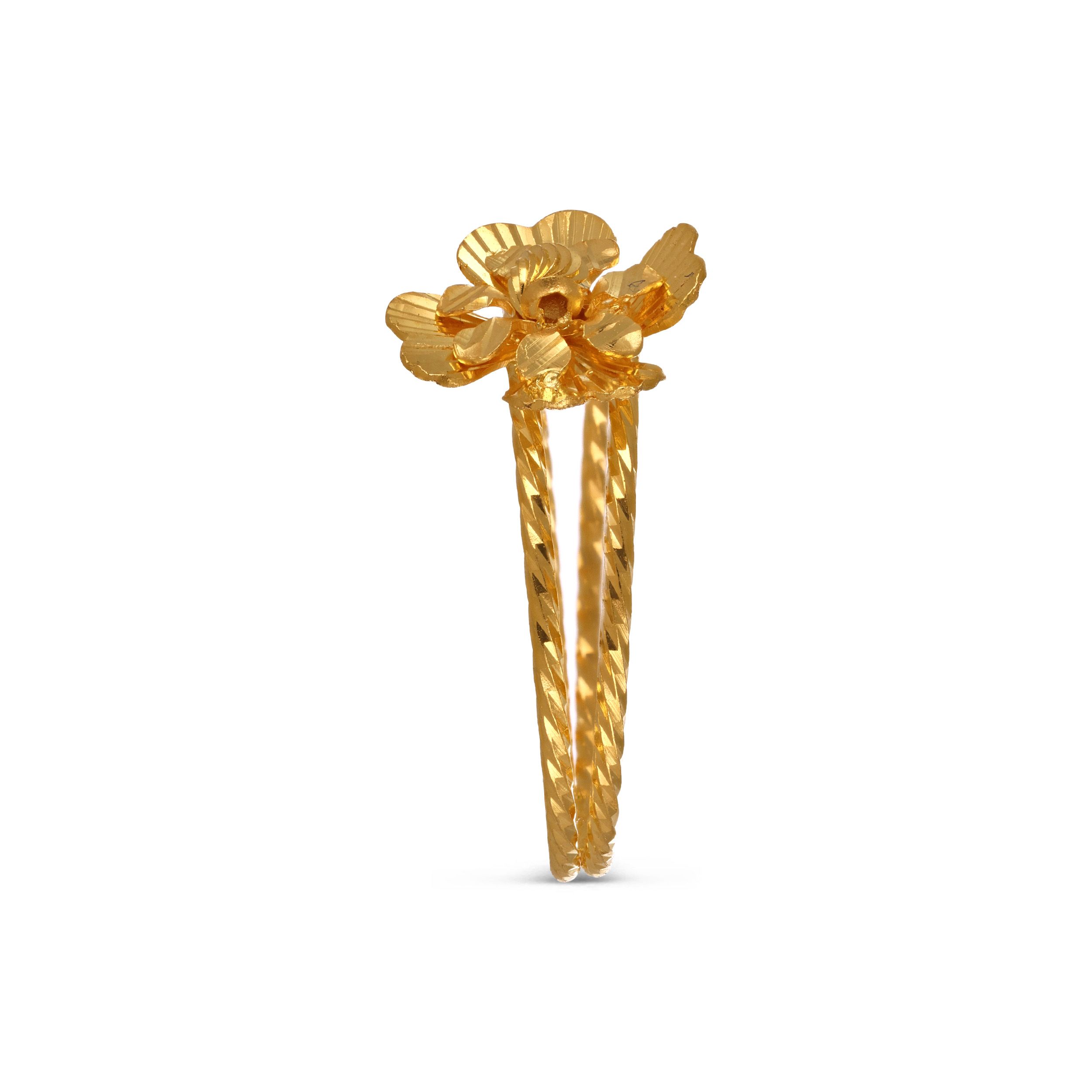 Floral Spark Gold Ring alternate view 2