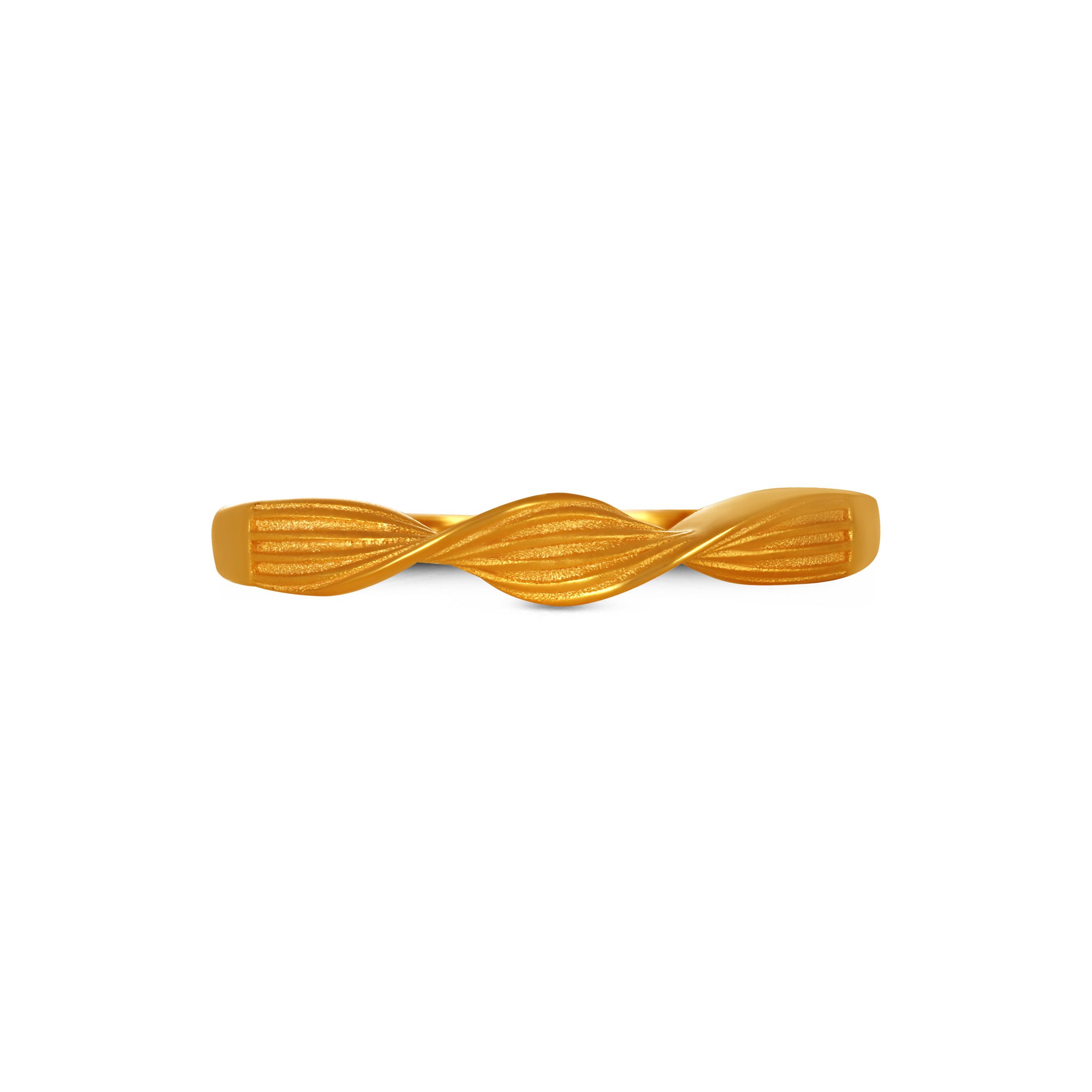 Twisted Foliage Gold Ring alternate view 1