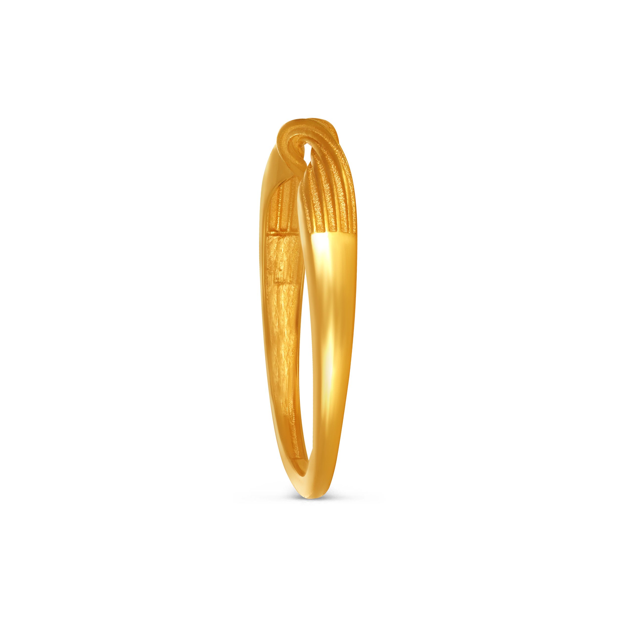 Twisted Foliage Gold Ring alternate view 2