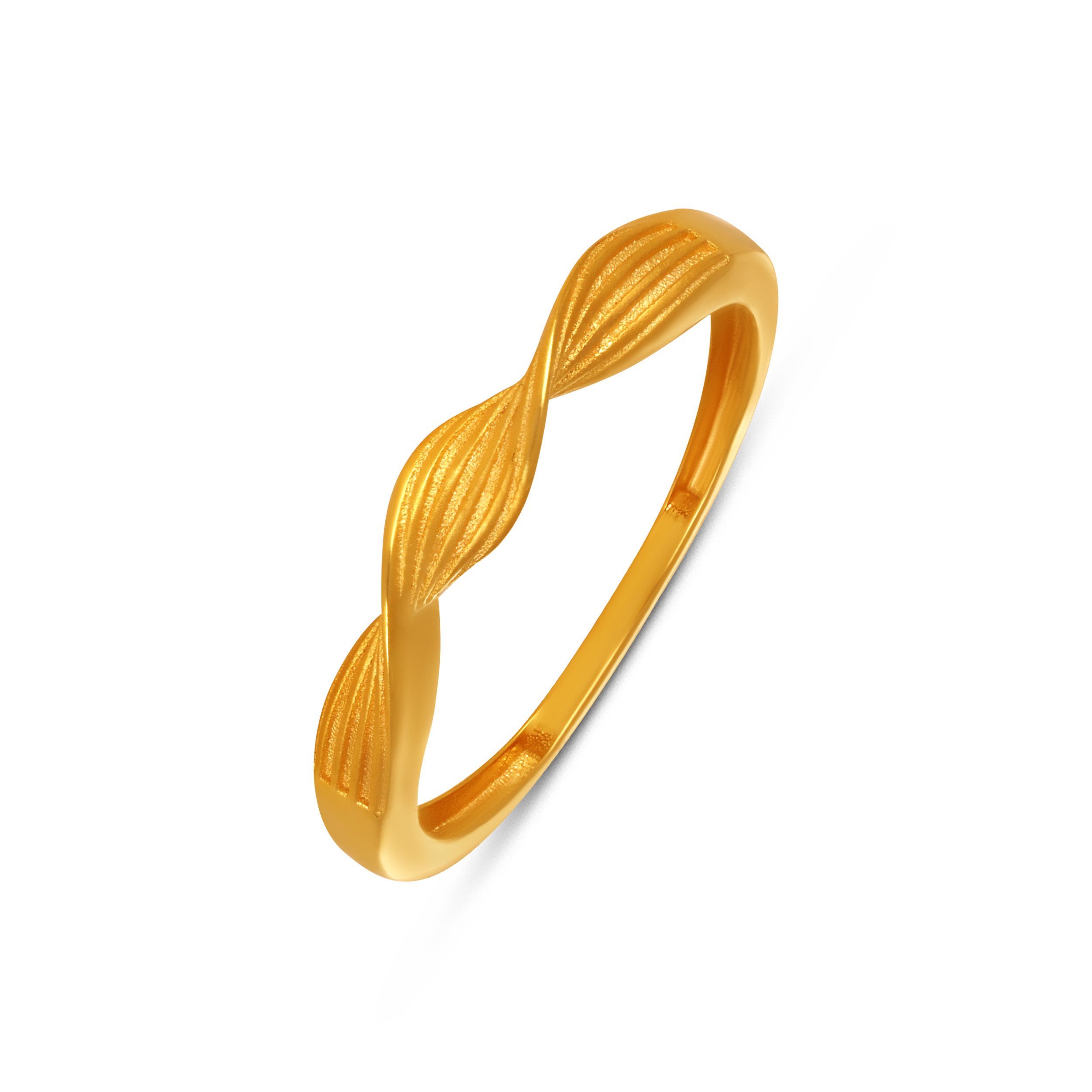 Twisted Foliage Gold Ring