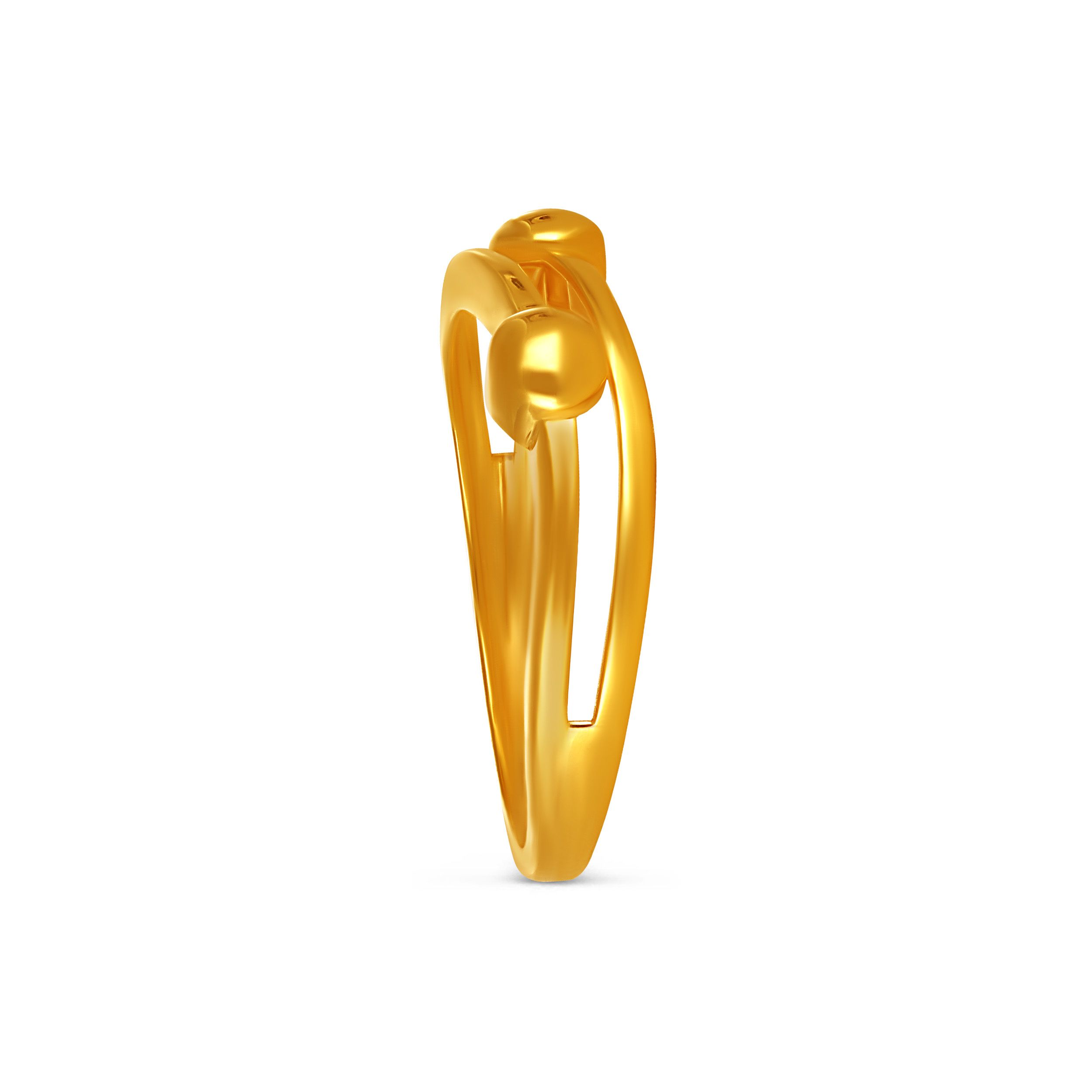Duet Spheres Gold Ring alternate view 2