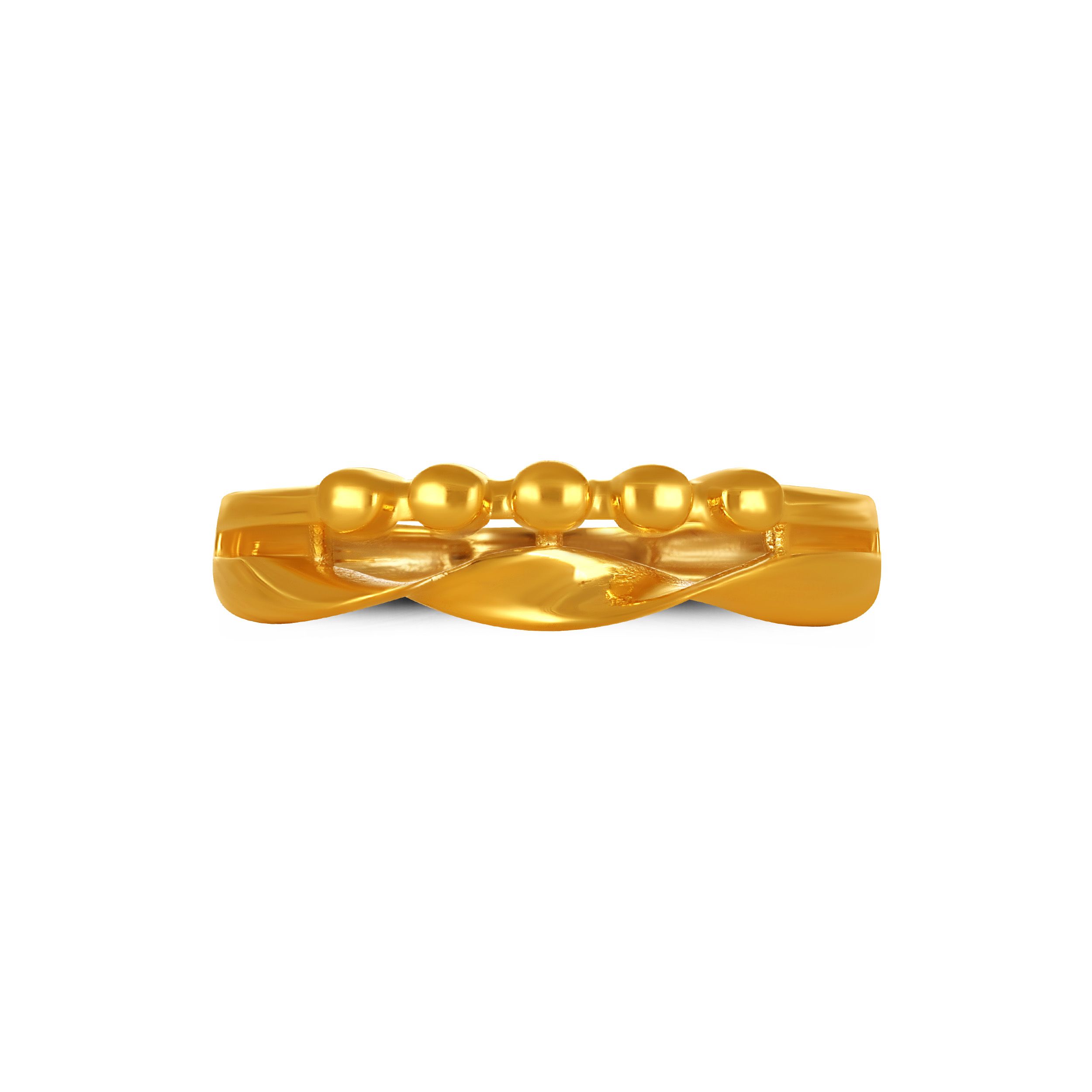Beaded Brilliance Gold Ring alternate view 1
