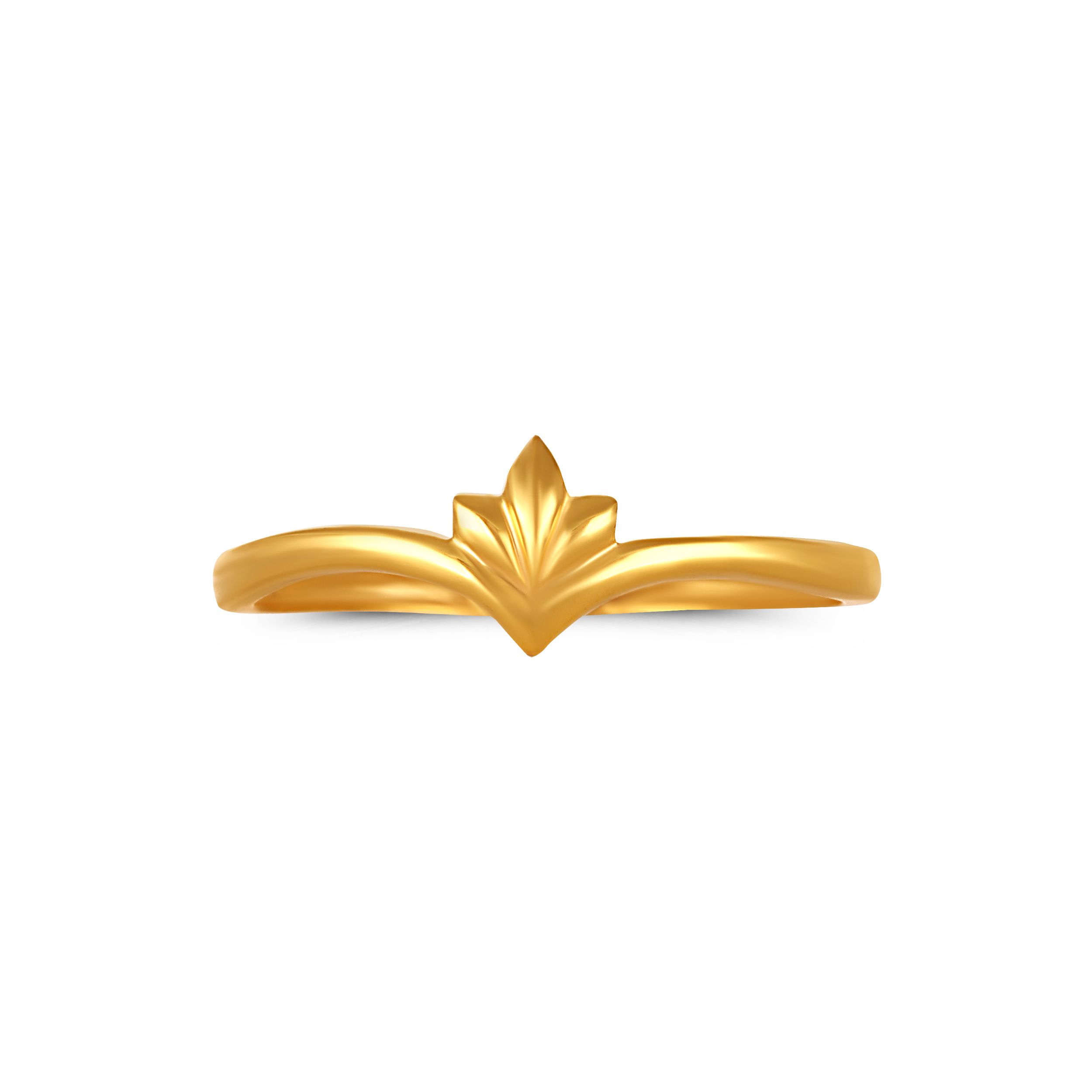 Lotus Tiara Gold Ring alternate view 1