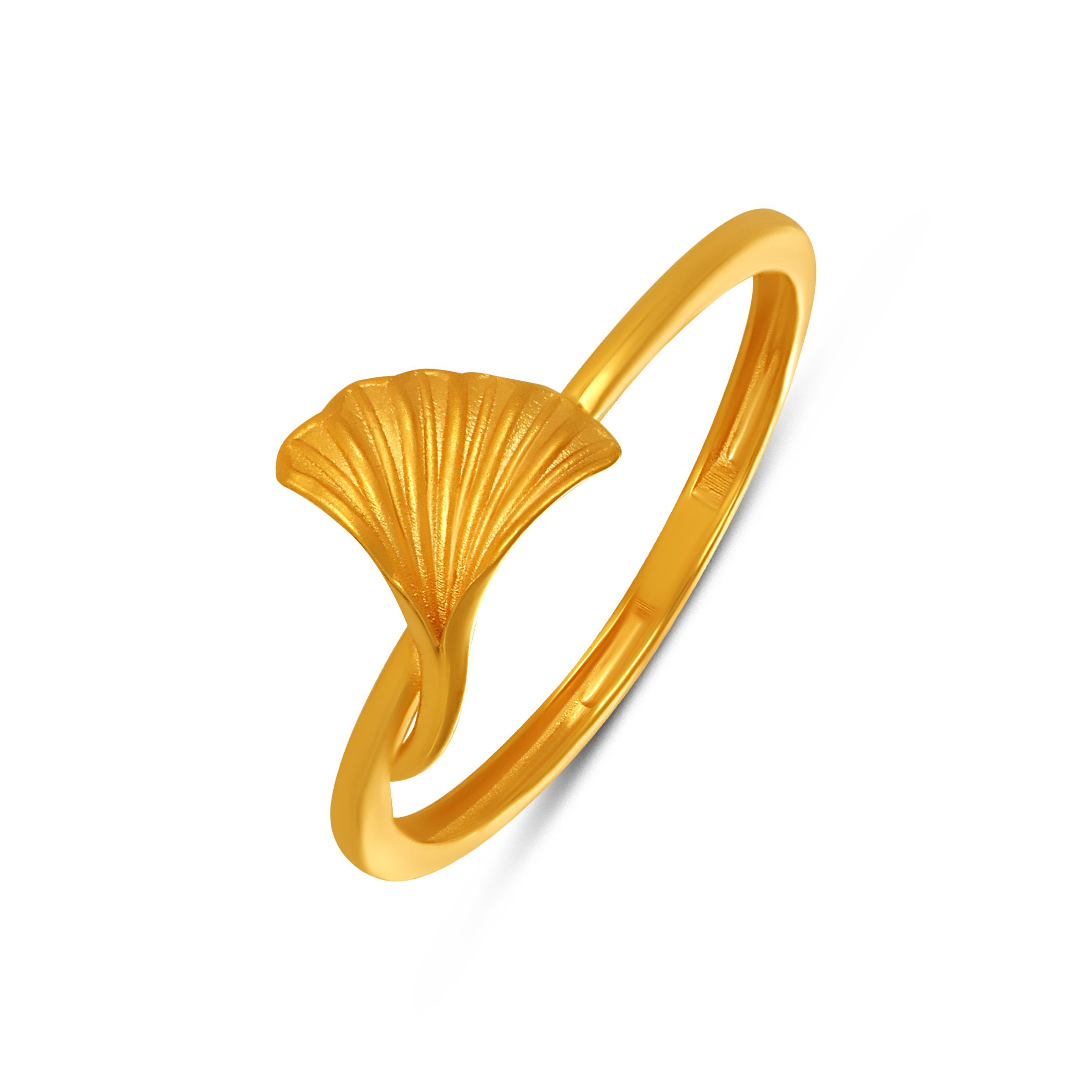 Ginkgo Grace Gold Ring