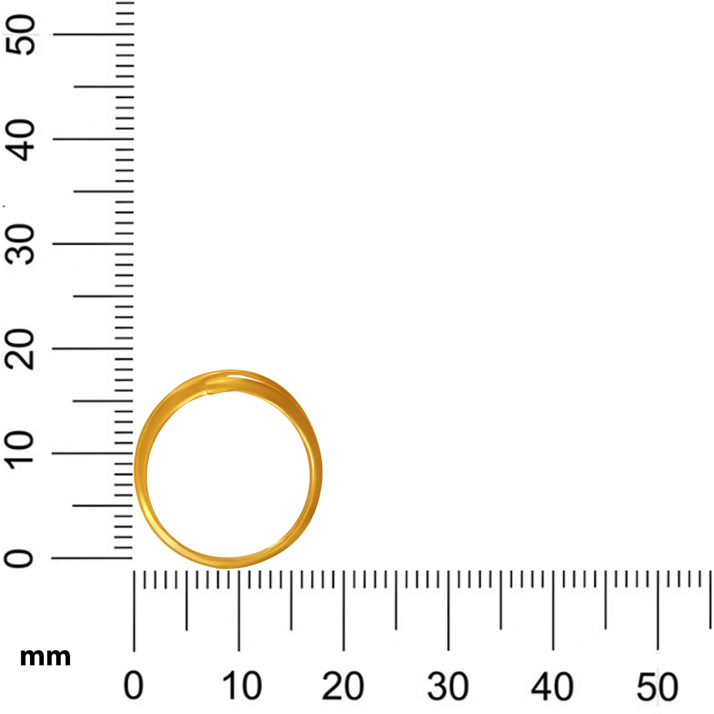 Minimalist Meridian Gold Ring alternate view 3