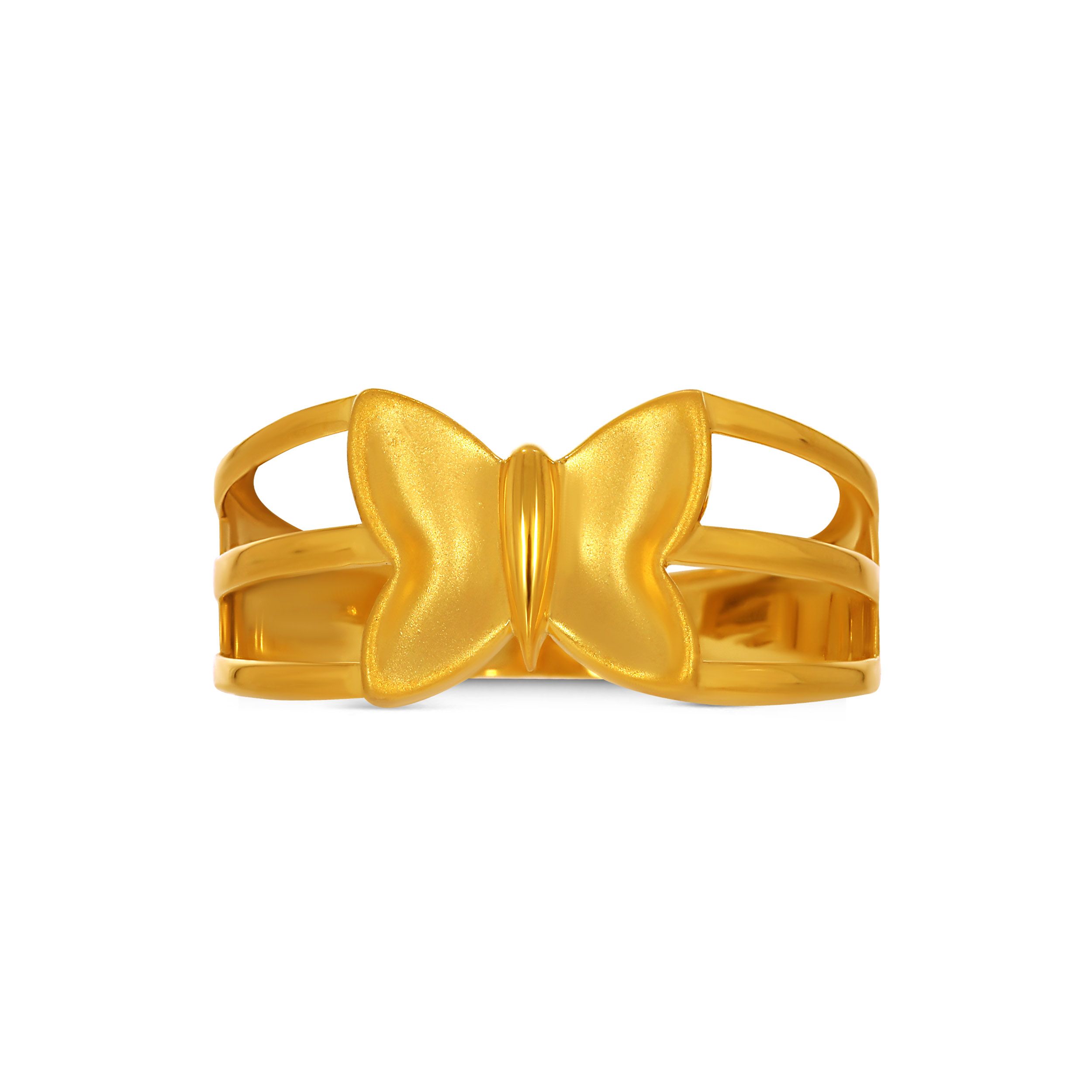Mariposa Split Shank Gold Ring alternate view 1