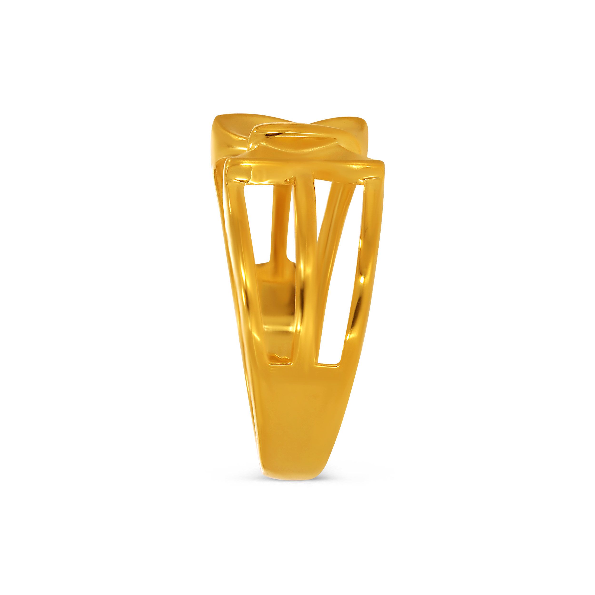 Mariposa Split Shank Gold Ring alternate view 2