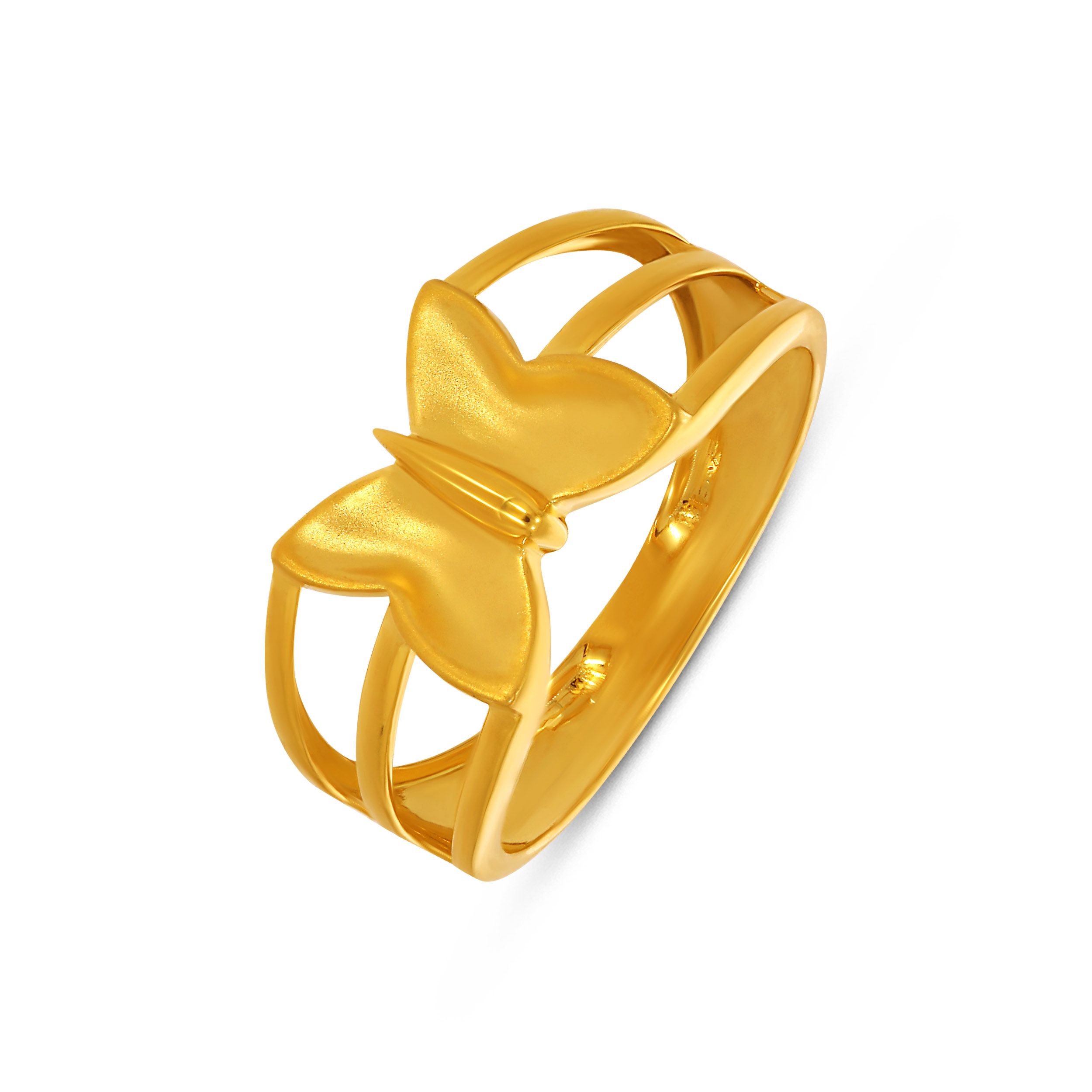 Mariposa Split Shank Gold Ring