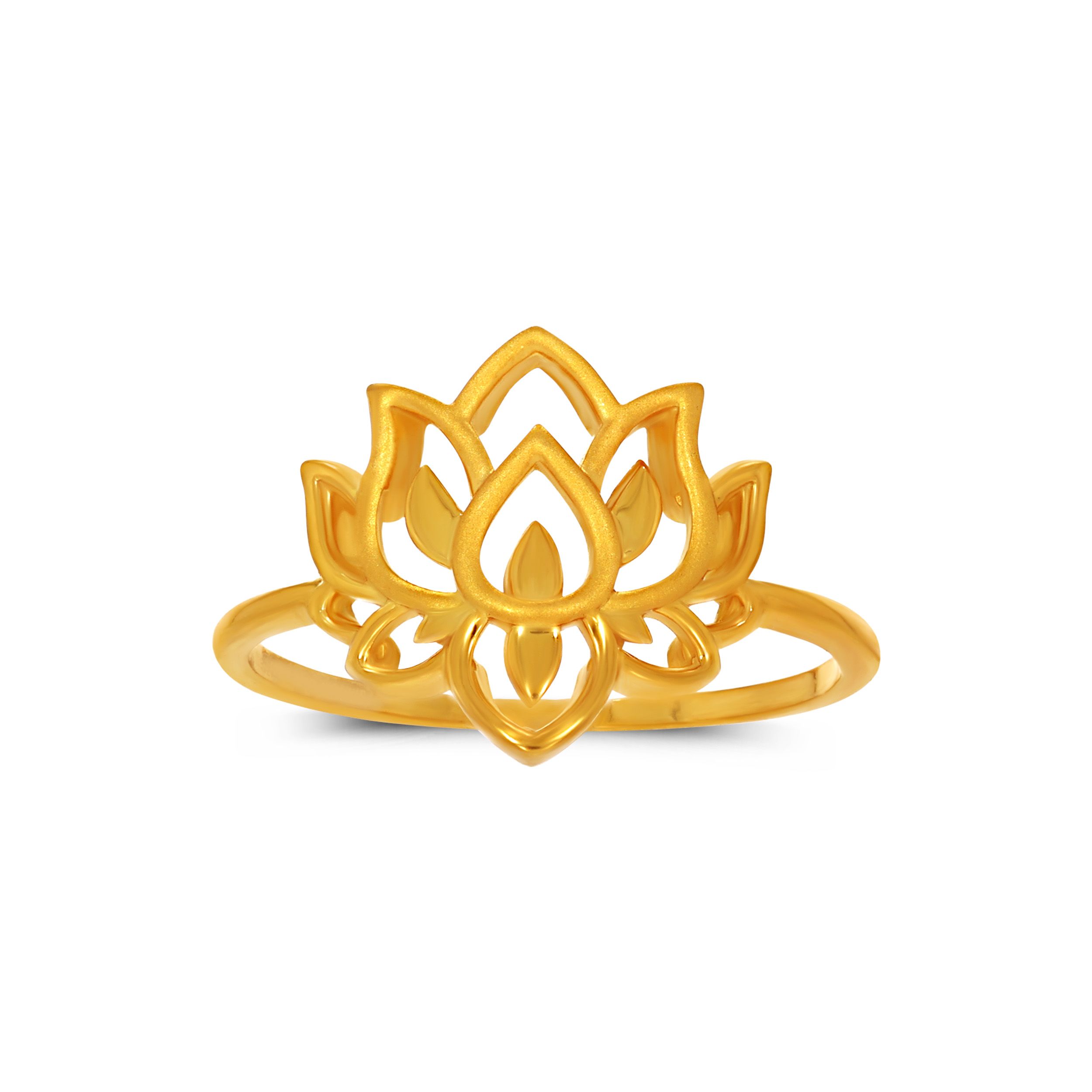 Lotus Aura Gold Ring alternate view 1