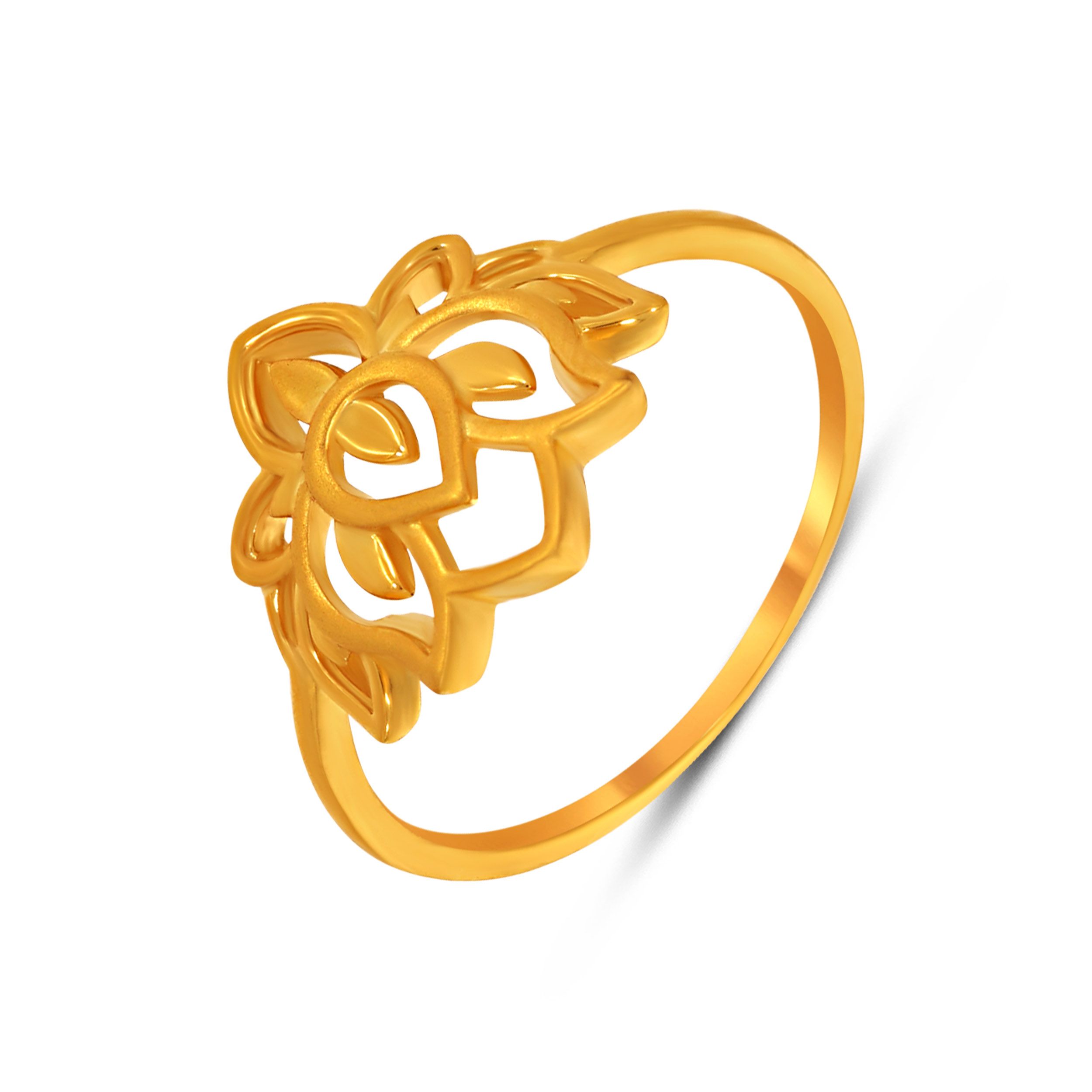 Lotus Aura Gold Ring